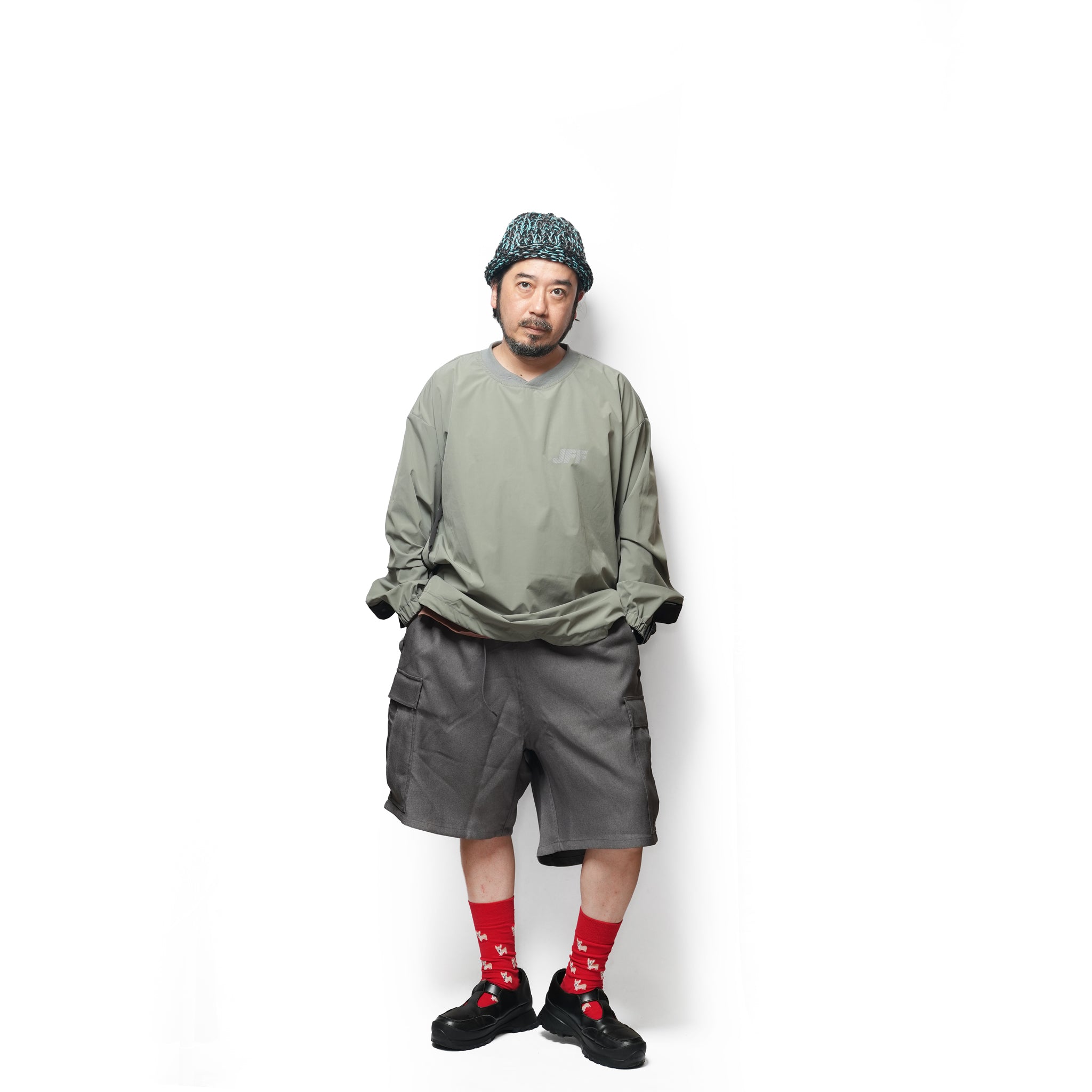 Easy Trousers Shorts / Randy shorts-sta-prest (Gray) | IMPRESTORE