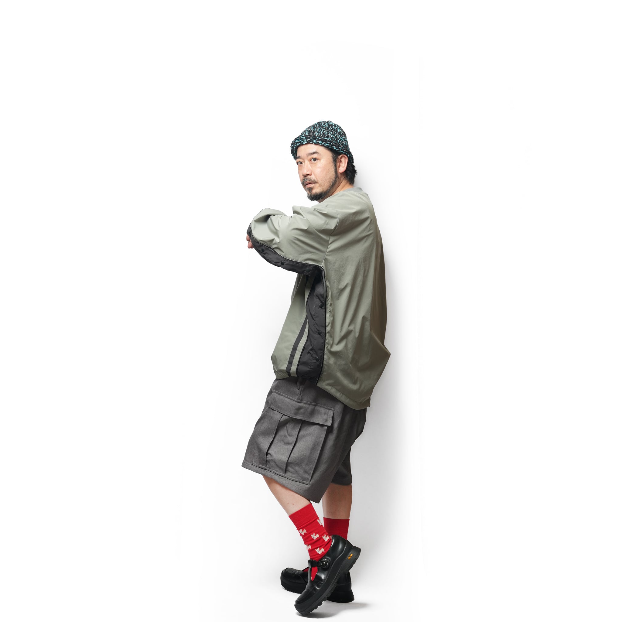 Easy Trousers Shorts / Randy shorts-sta-prest (Gray) | IMPRESTORE