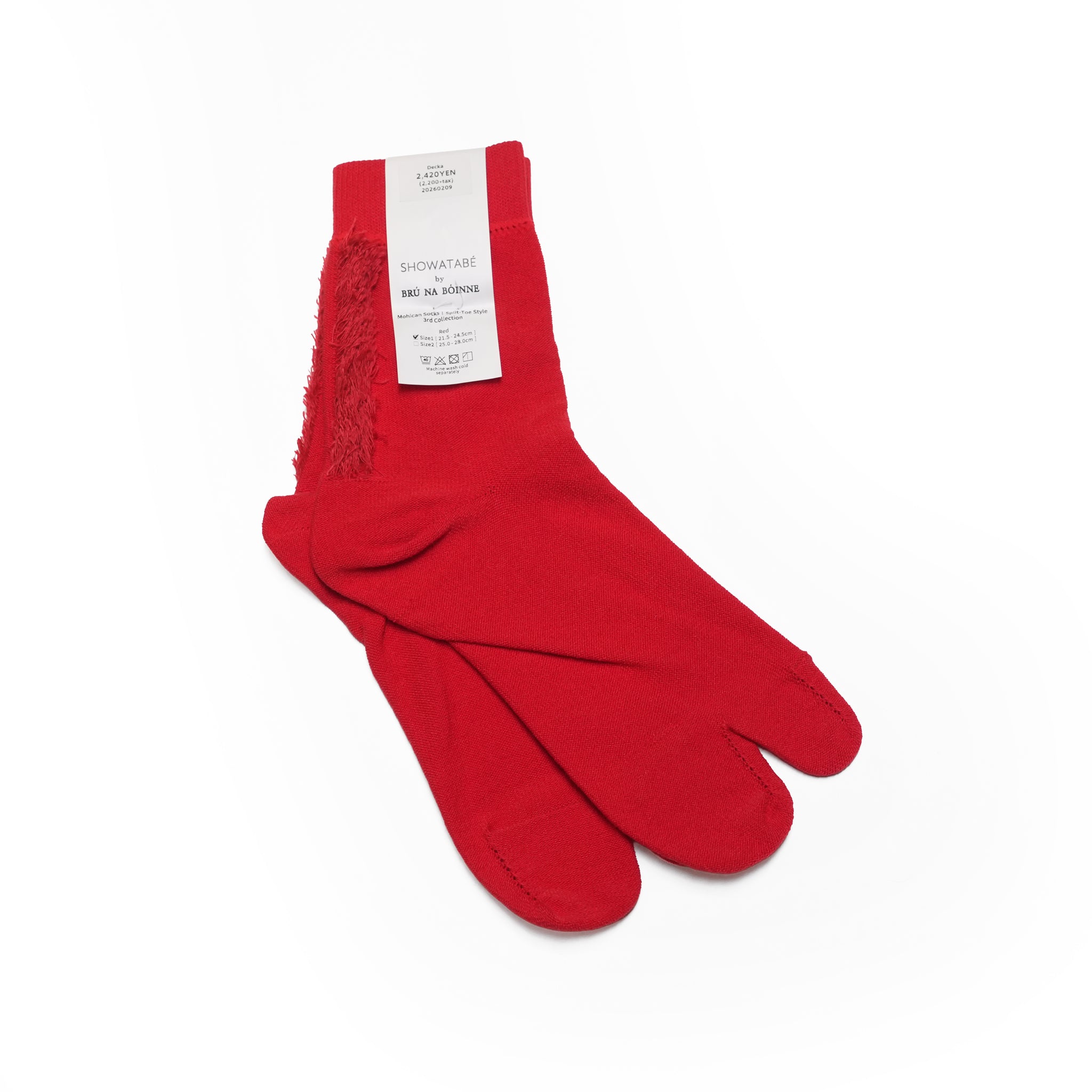 Mohican Socks | Split-Toe Style | 3rd Collection – 5 Colors | DECKA QUALITY SOCKS | DECKA BRÚ NA BÓINNE | SHOWATABÉ【ネコポス選択可能】