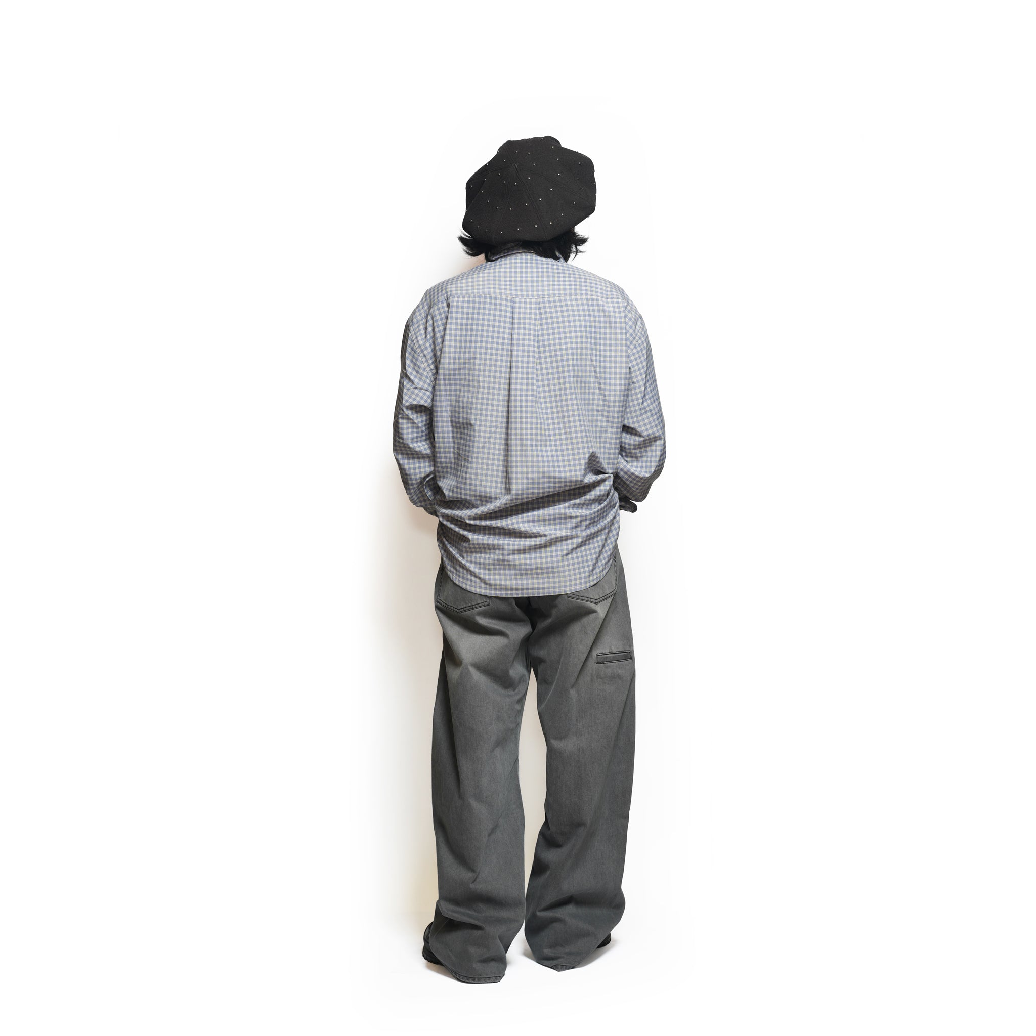 Curvy work pants – Washed Grey | PLATEAU STUDIO