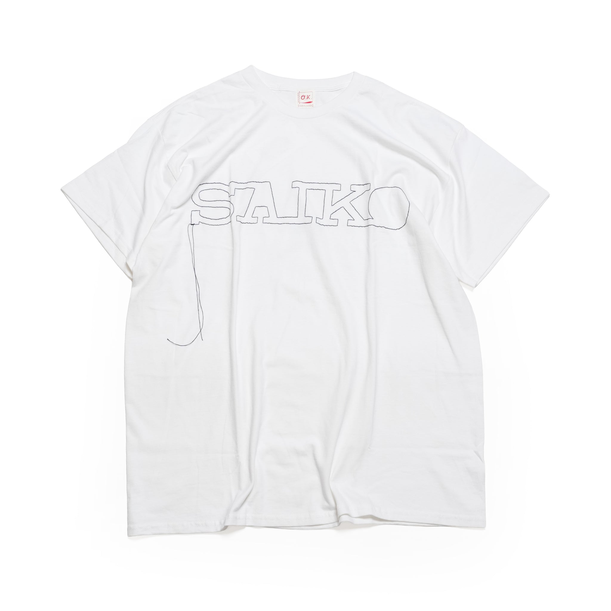 SAIKO STITCH S/S TEE – White | OK【ネコポス選択可能】