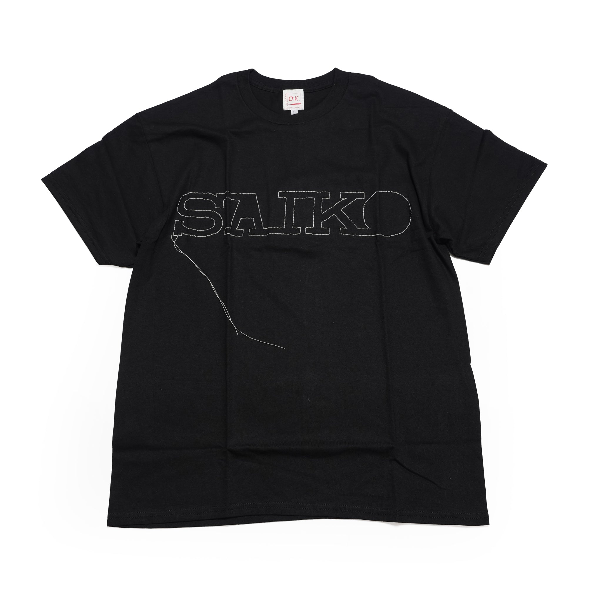 SAIKO STITCH S/S TEE – Black | OK【ネコポス選択可能】