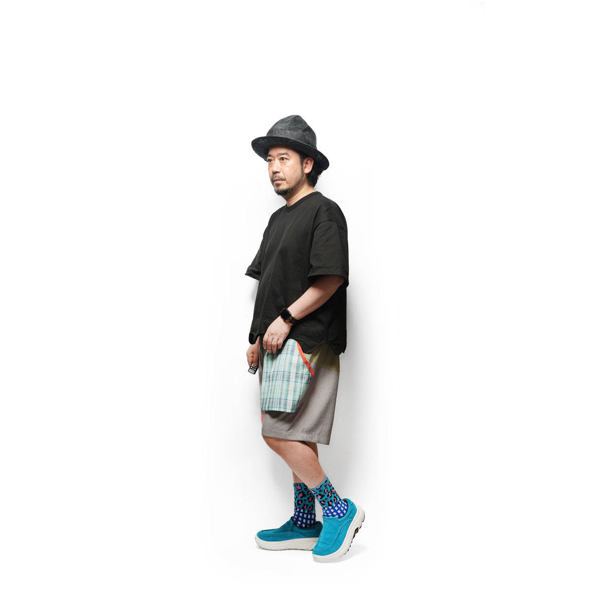 MELTING MIX SHORT PANTS– Grey | STOF