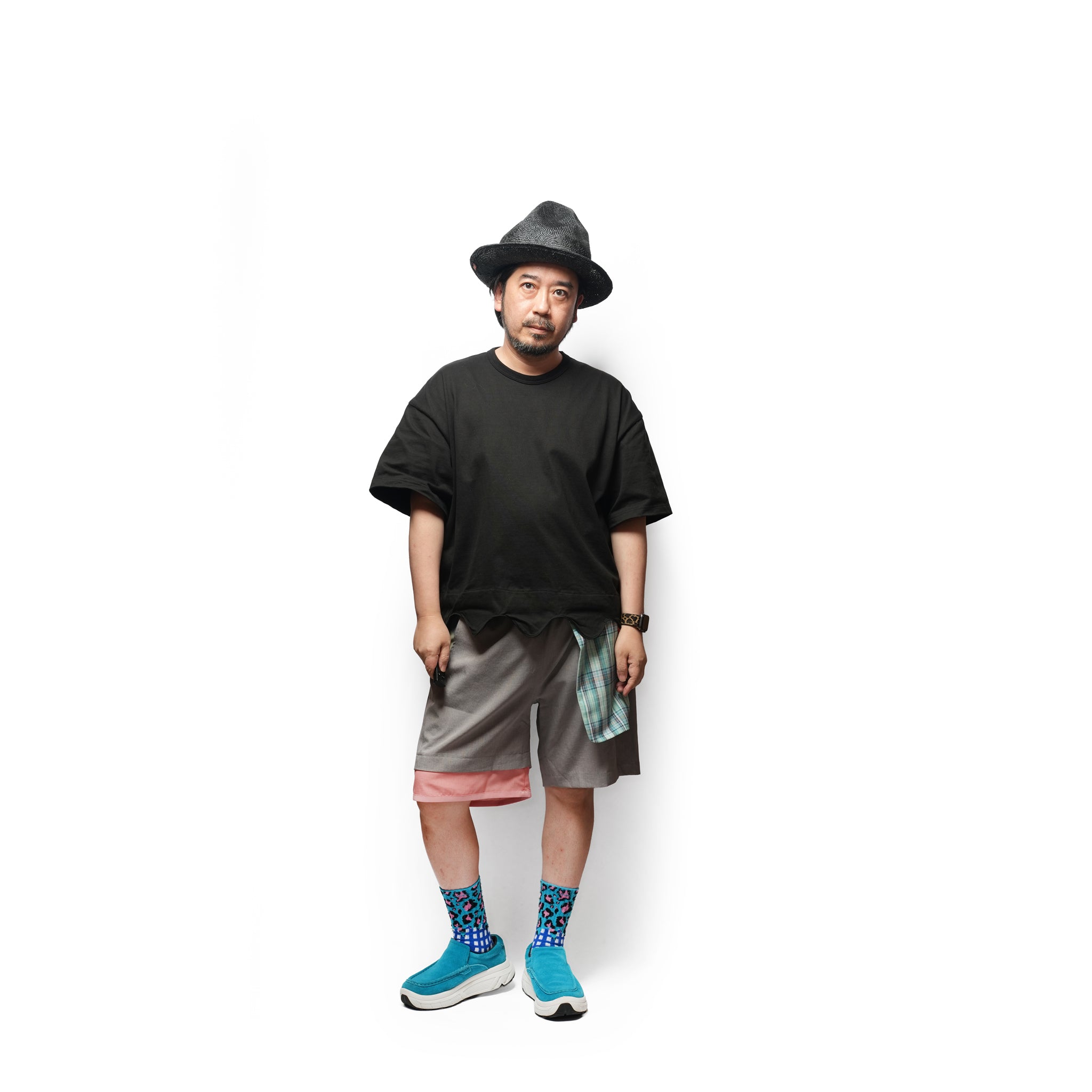 MELTING MIX SHORT PANTS– Grey | STOF