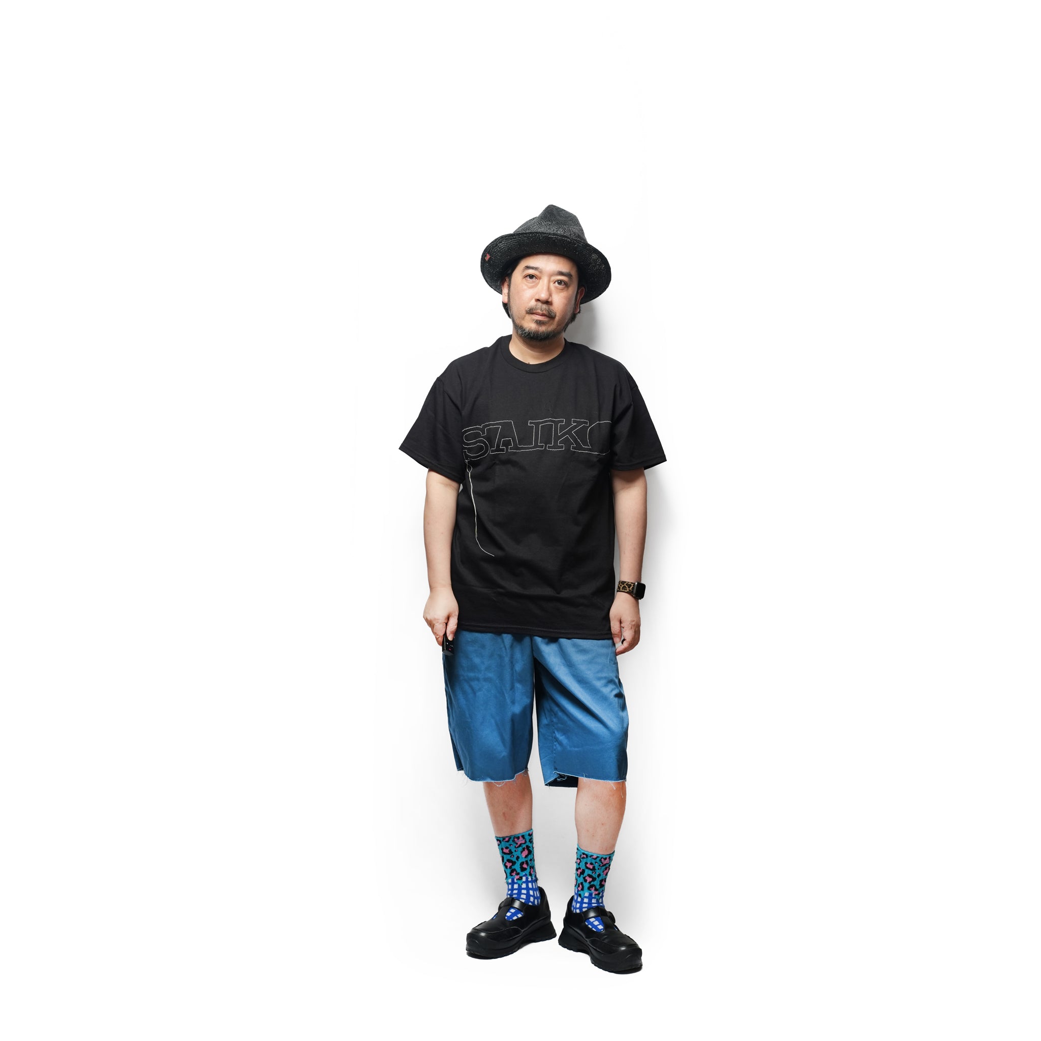 SAIKO STITCH S/S TEE – Black | OK【ネコポス選択可能】