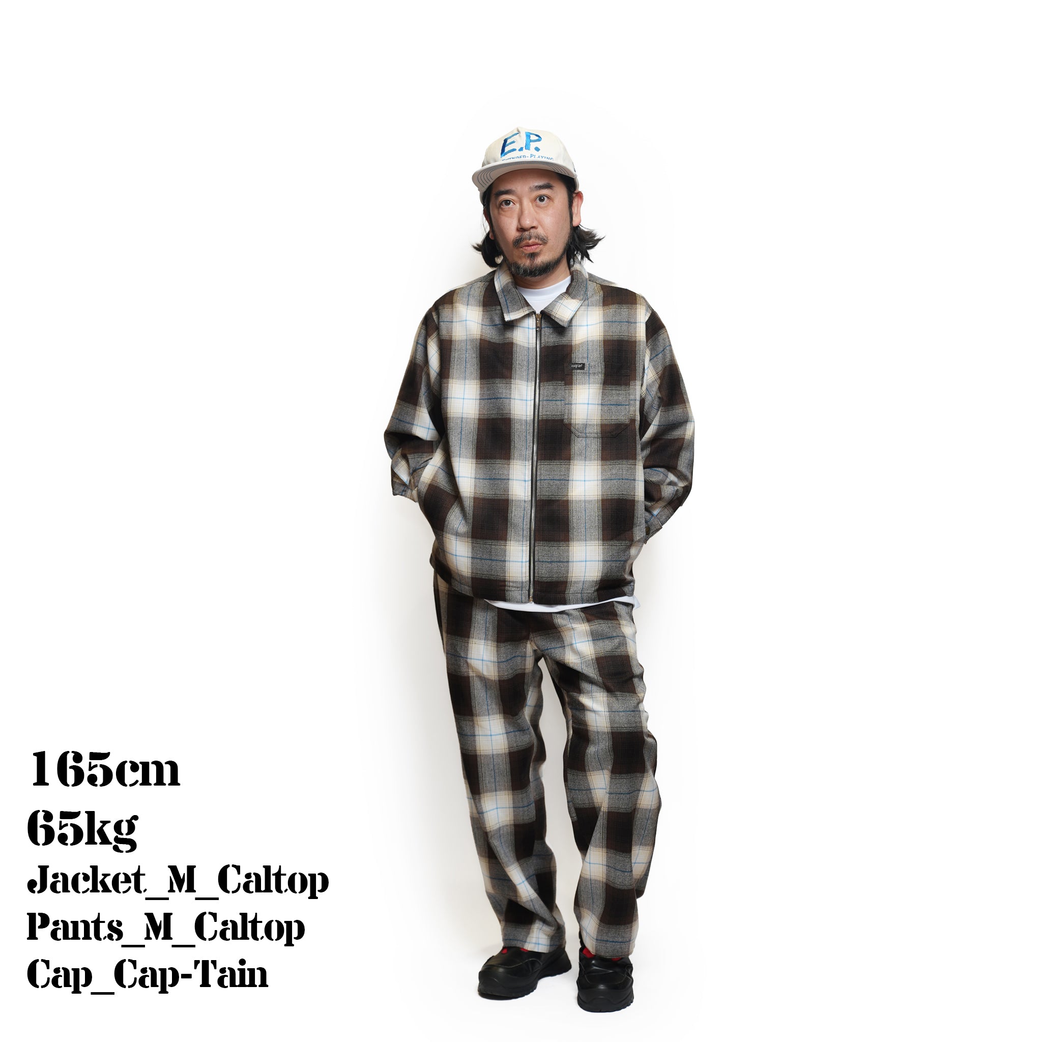 Jacket | Color_Brown/Blue | No_CA-007_Brown/Blue【CALTOP_キャルトップ】