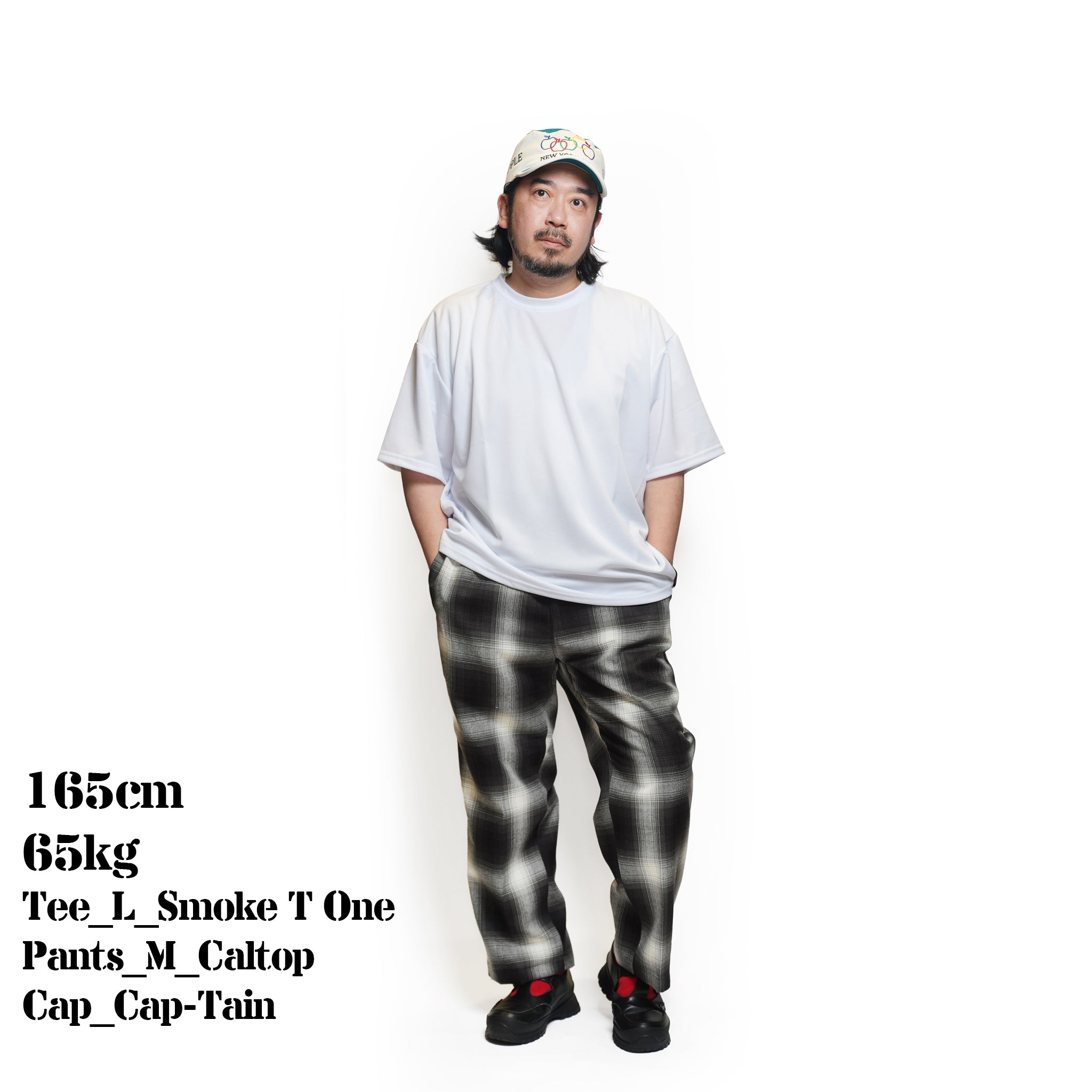 Pants | Color_Black/Ivory | No_p-5000_Black/Ivory【CALTOP_キャルトップ】