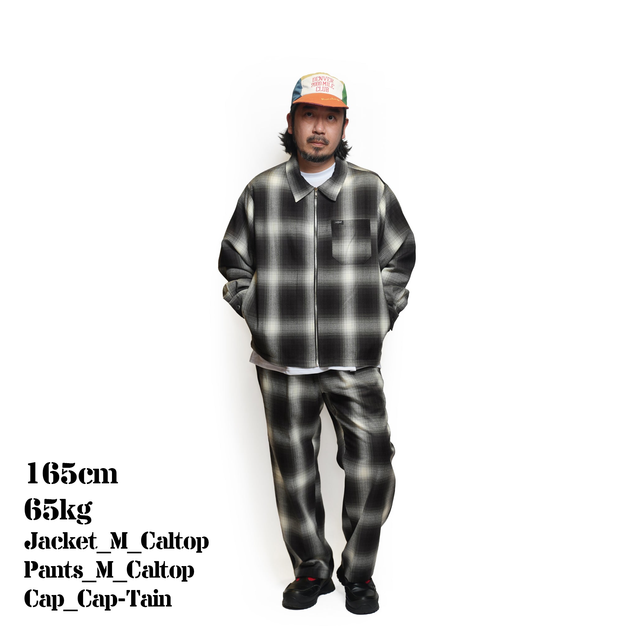 Pants | Color_Black/Ivory | No_p-5000_Black/Ivory【CALTOP_キャルトップ】