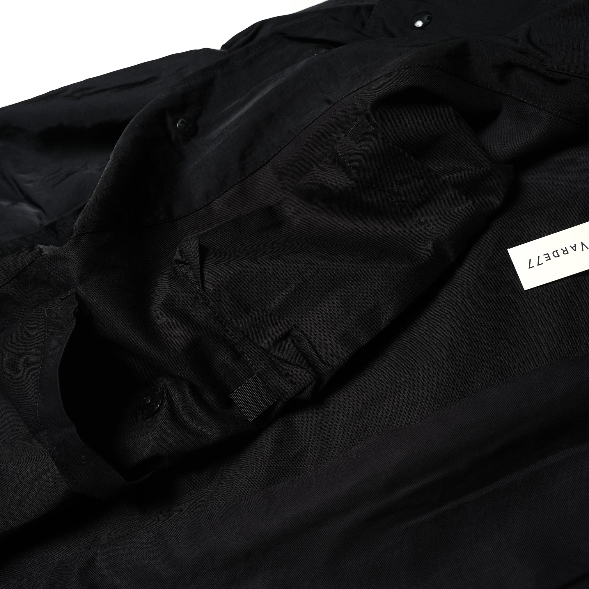 Traveling Nylon Coat – Black | VARDE77