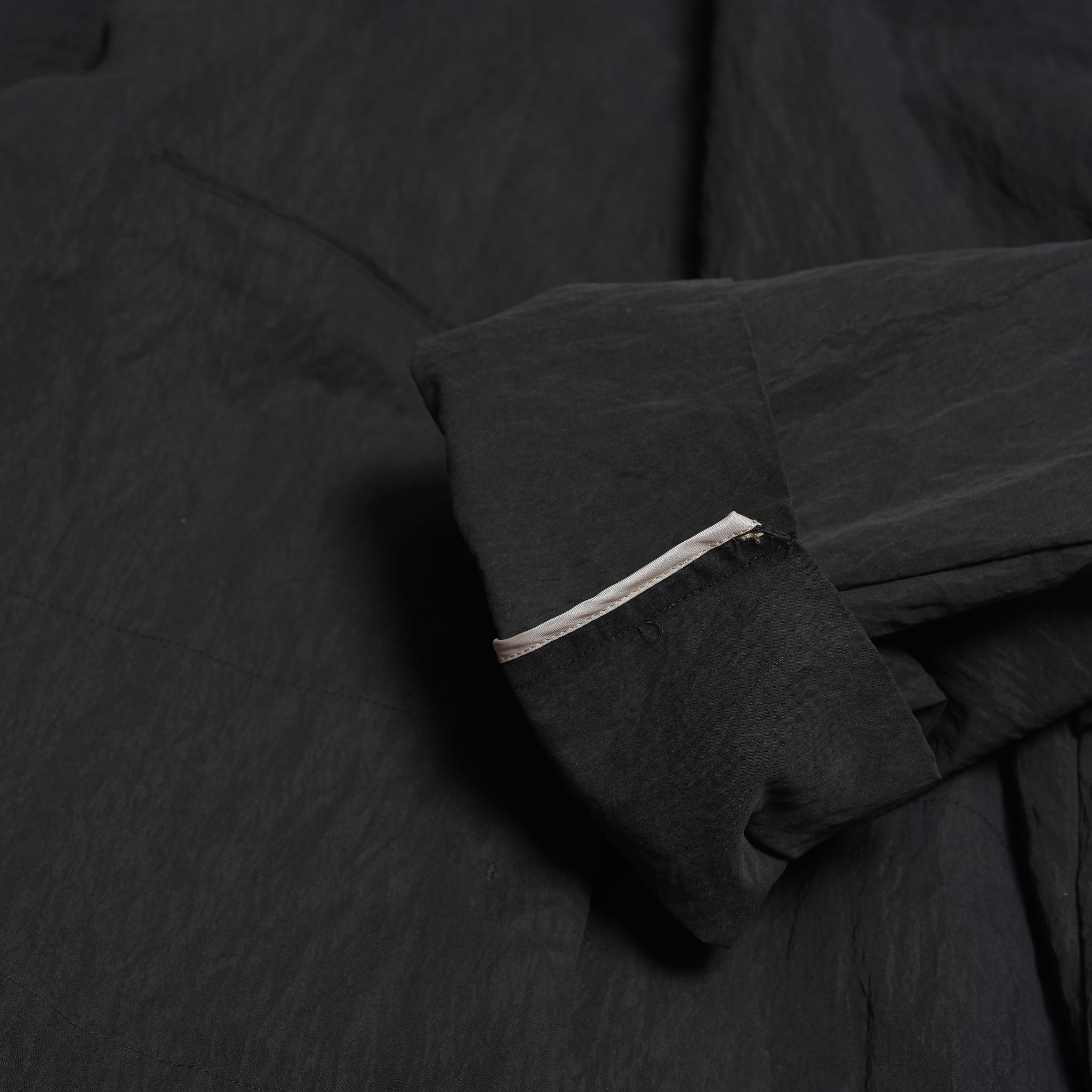 ノーカラーシャツブルゾン – Black | ANGELINA