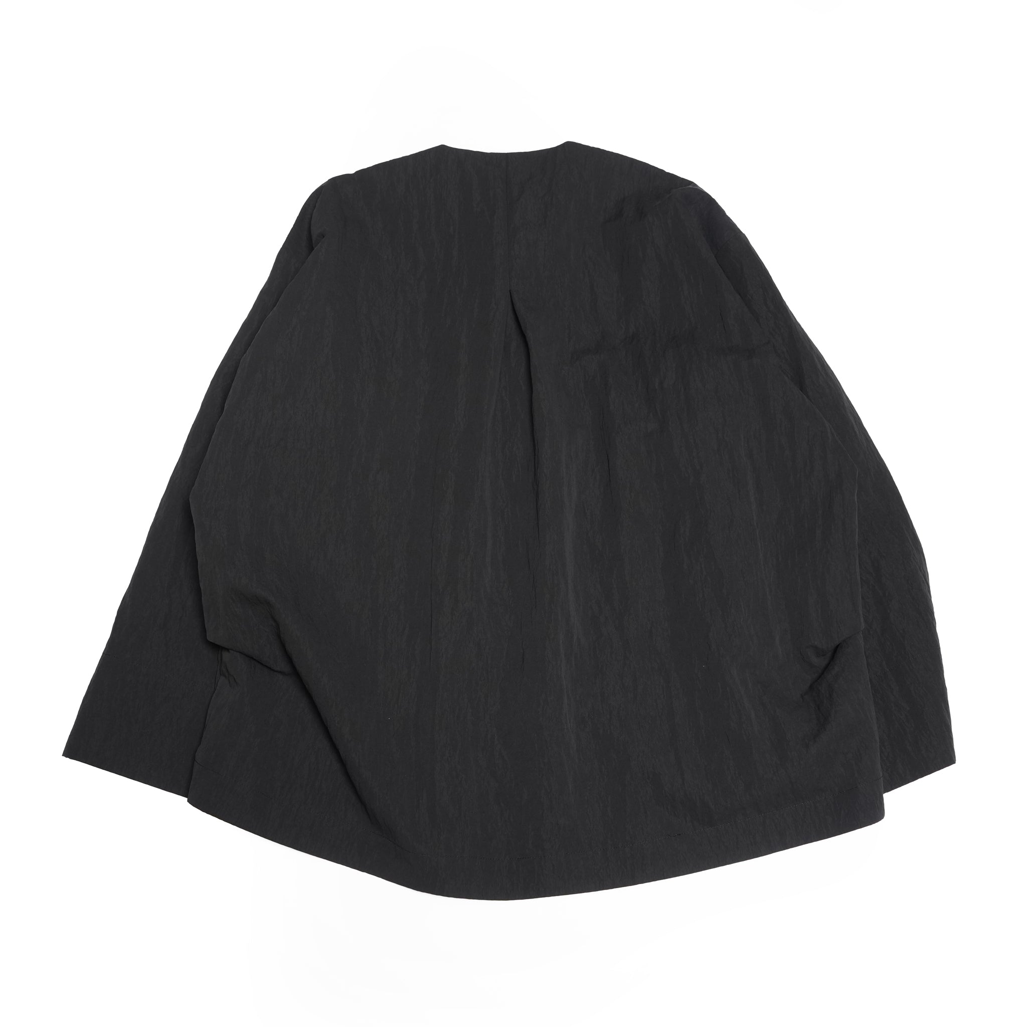 ノーカラーシャツブルゾン – Black | ANGELINA