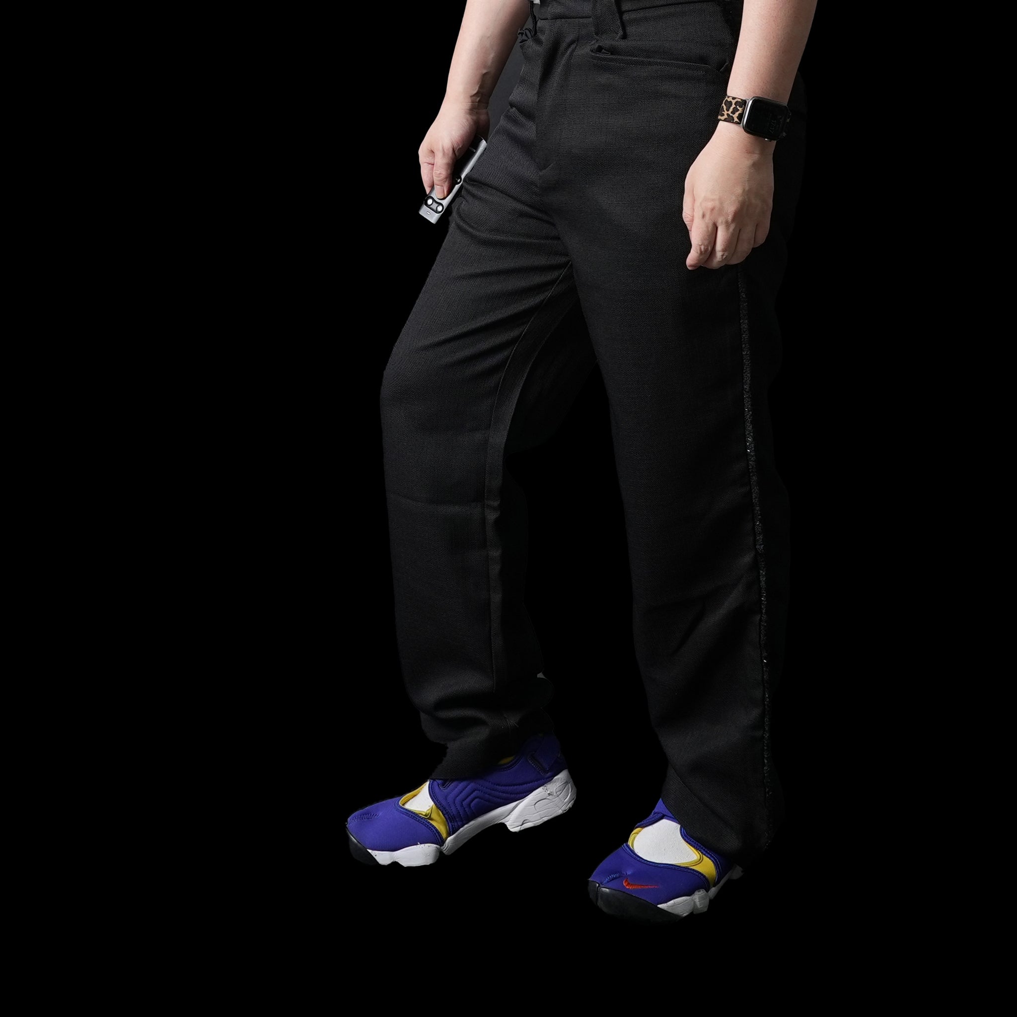 Cory Fray Trousers – Black | SISTER JANE