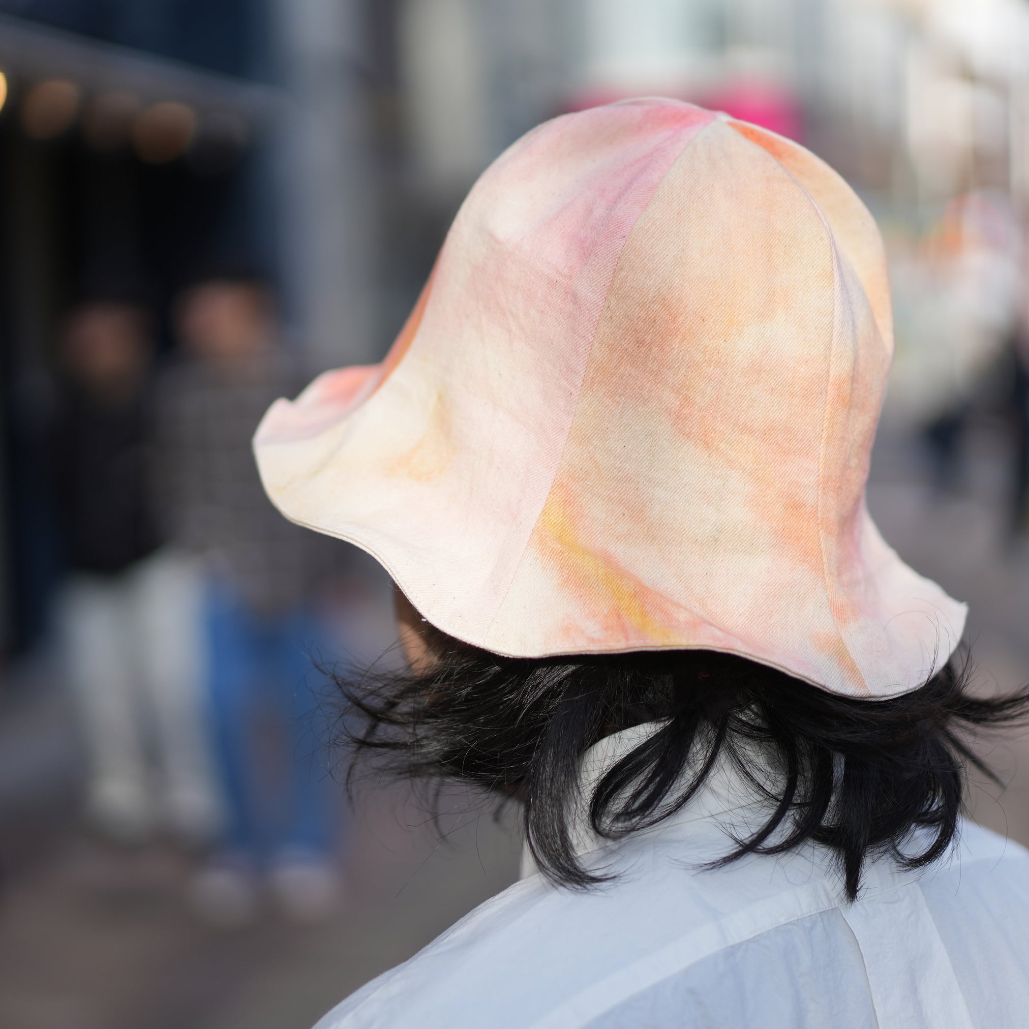 M31900-3 | HAT | Color:Cone Natural Tie Dye Bull Denim【MONITALY_モニタリー】