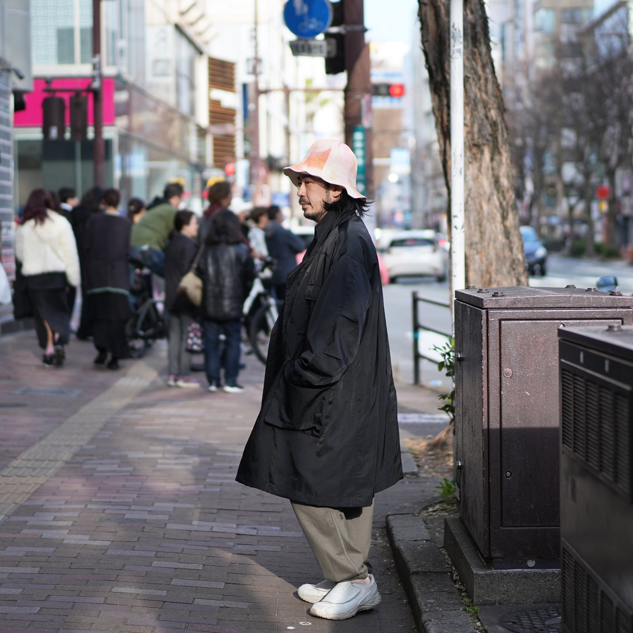 M31900-3 | HAT | Color:Cone Natural Tie Dye Bull Denim【MONITALY_モニタリー】