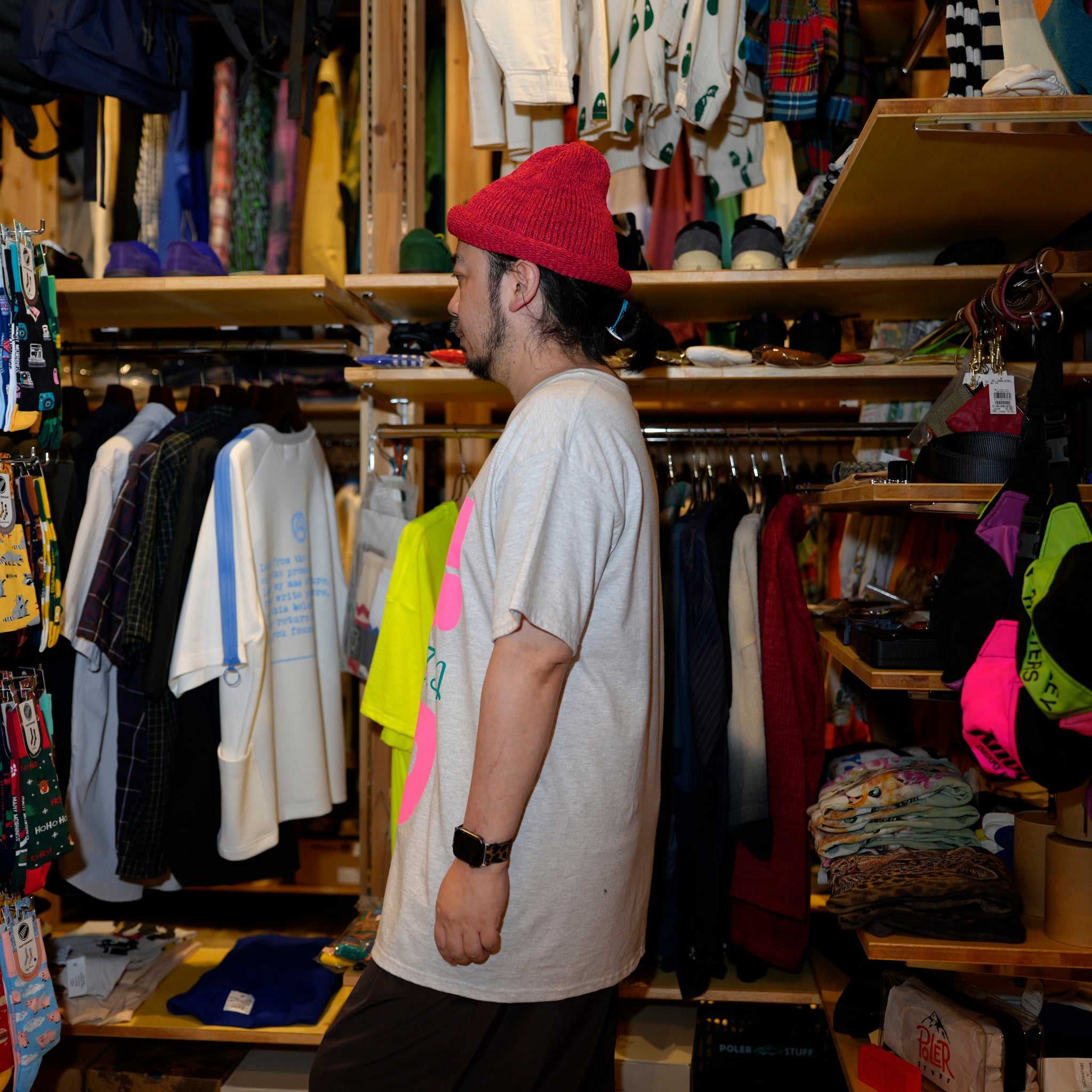 OK-prt-029 | Go Up Tee | Color:Gray/N Yellow【OK_オーケー】【ネコポス選択可能】【archive】