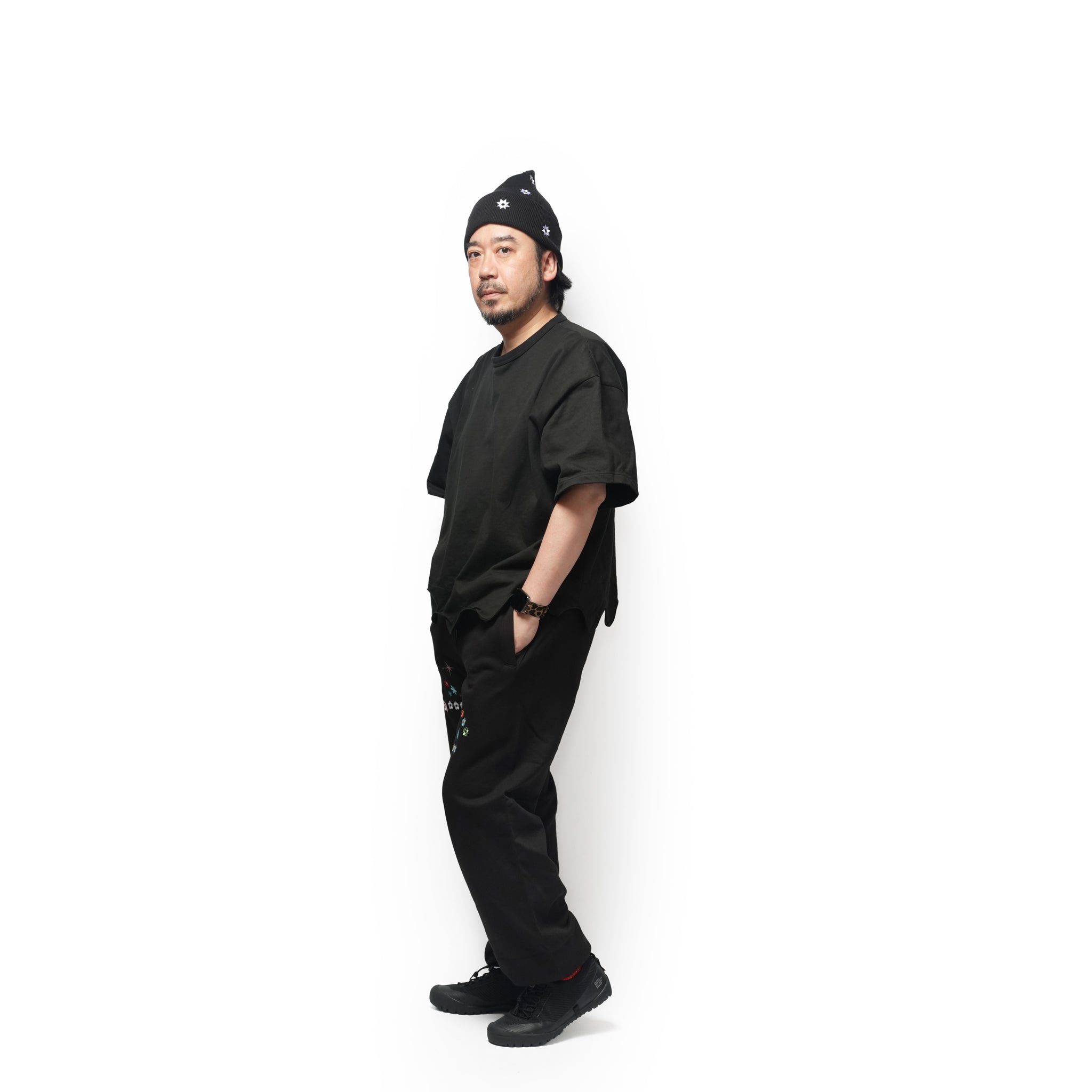 Sample embroidery pants – Black | NICK GEAR | 入荷予定アイテム