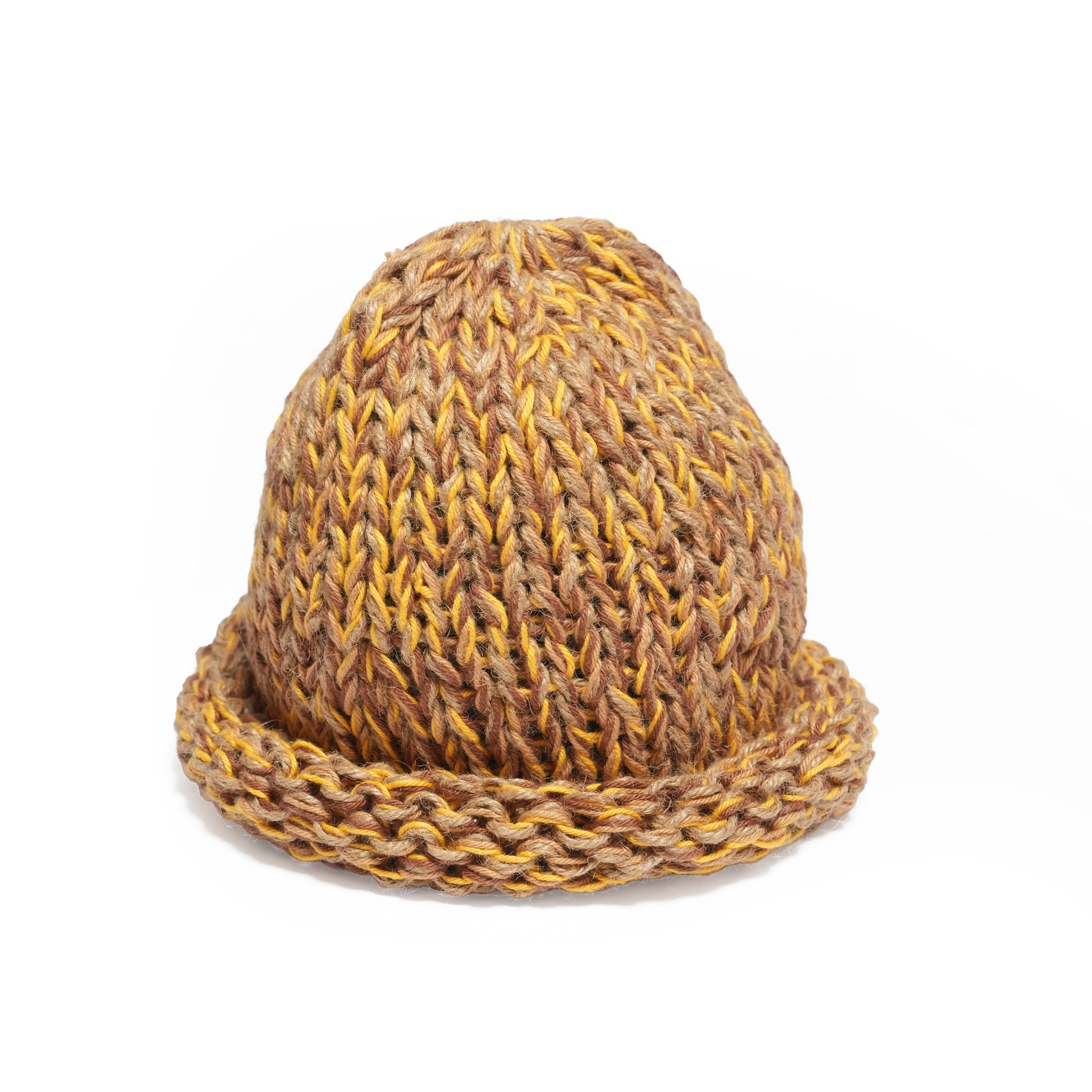 Roll Knit Cap | Color_Beige | No_IA-26-139_Beige【INDIETRO ASSOCIATION_インディエトロアソシエーション】