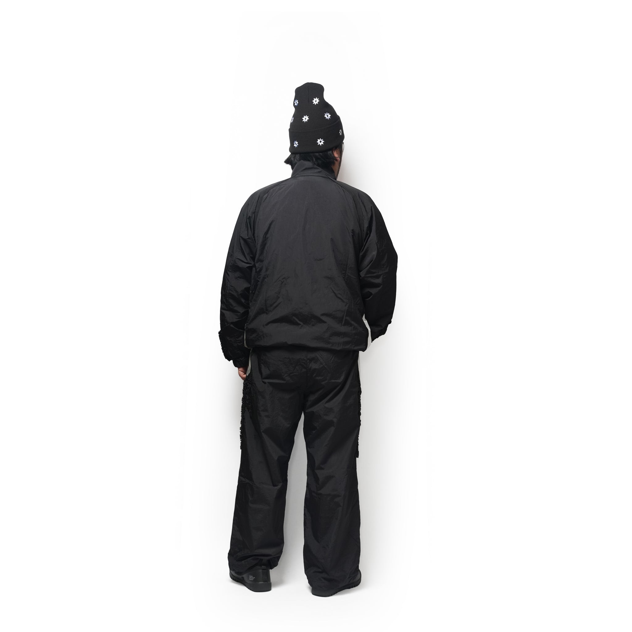 Nylon Ruffle Jacket – Black | NICK GEAR | 入荷予定アイテム