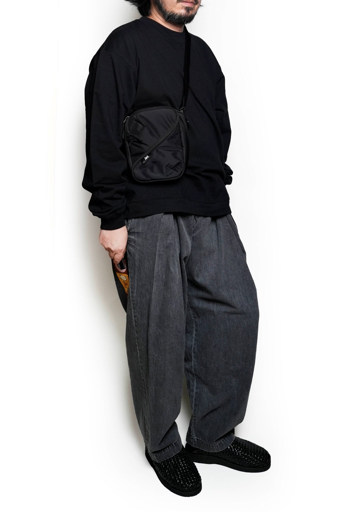 RELAX FIT №11 NPID denim Beachslacks Color:ストーンウォッシュブラック【RELAX FIT_リラックスフィット】