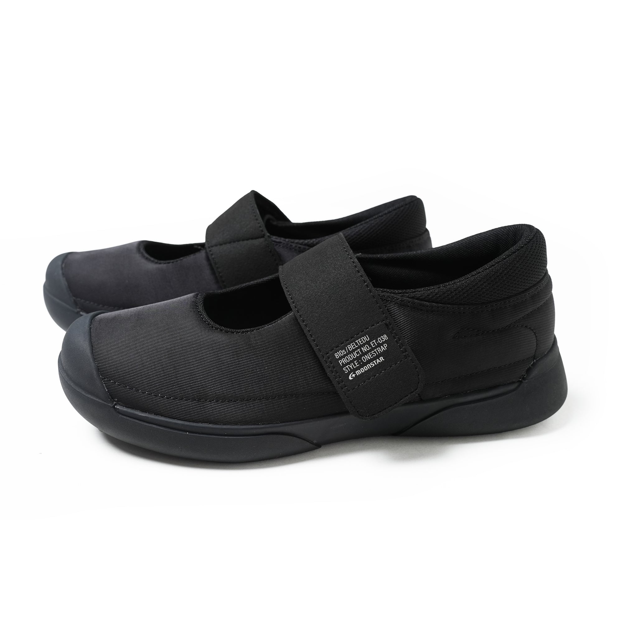 ET038 | BELT EDU ベルトエデュ | Color:Black【810S_エイトテンス】【MOONSTAR_ムーンスター】