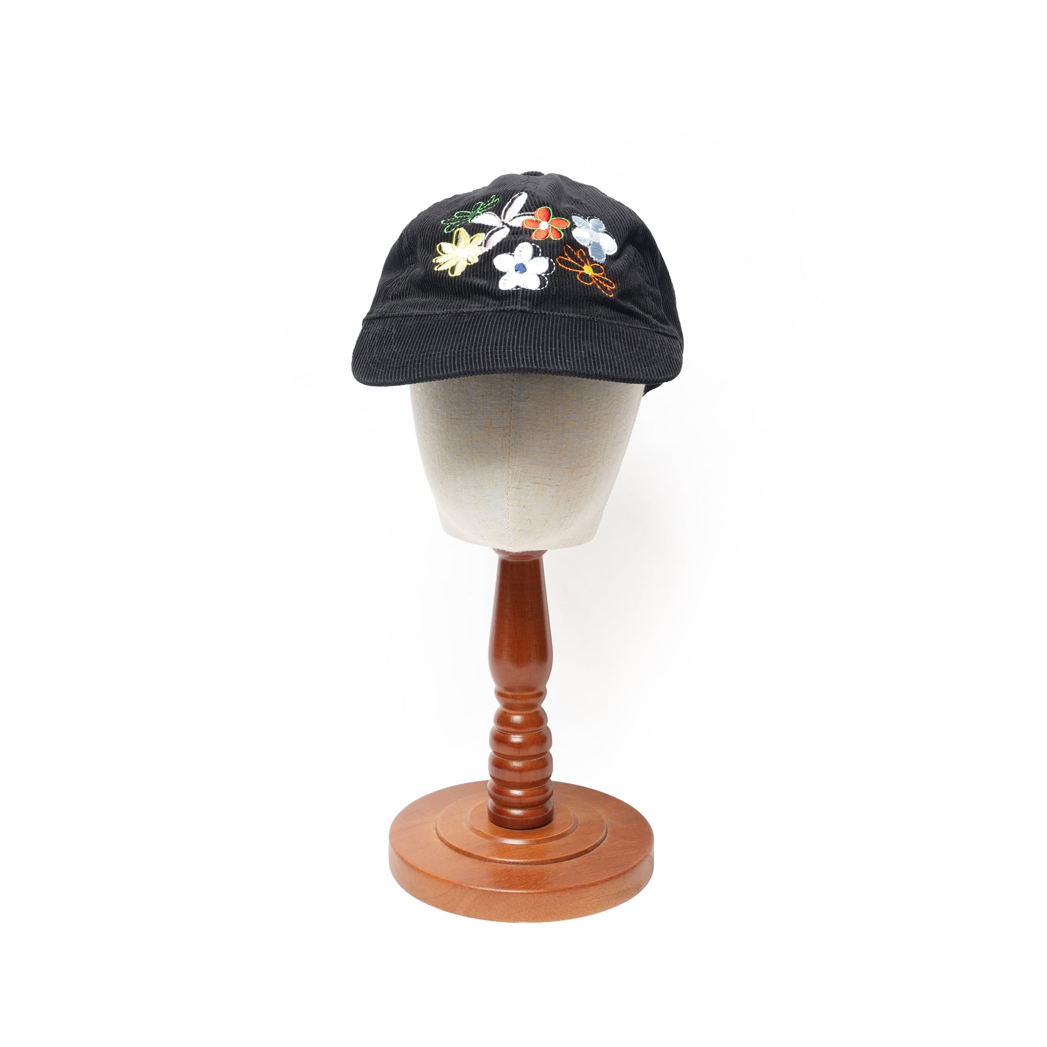 Multi Flower corduroy Cap – Black | NICK GEAR | 入荷予定アイテム