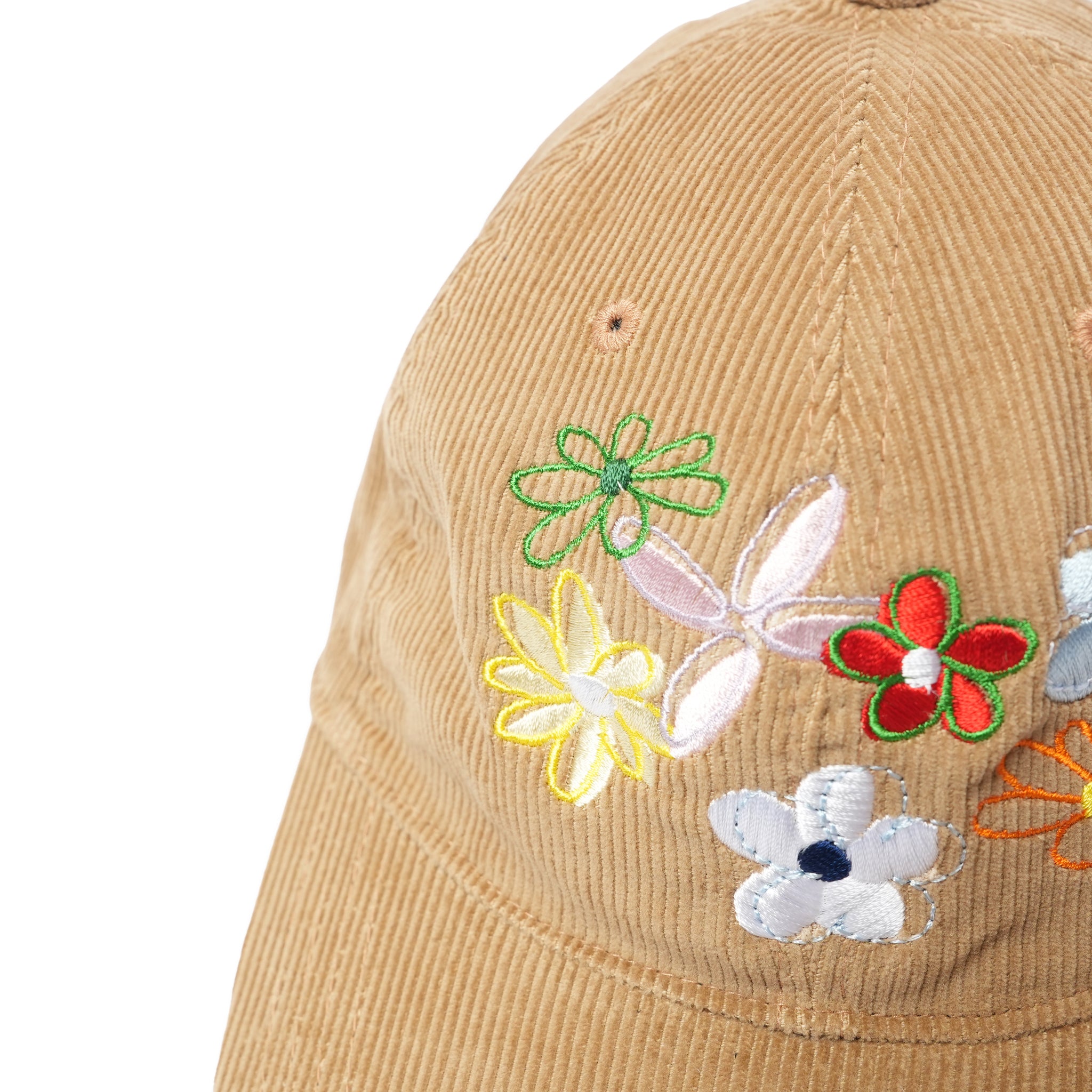 Multi Flower corduroy Cap – Brown | NICK GEAR | 入荷予定アイテム