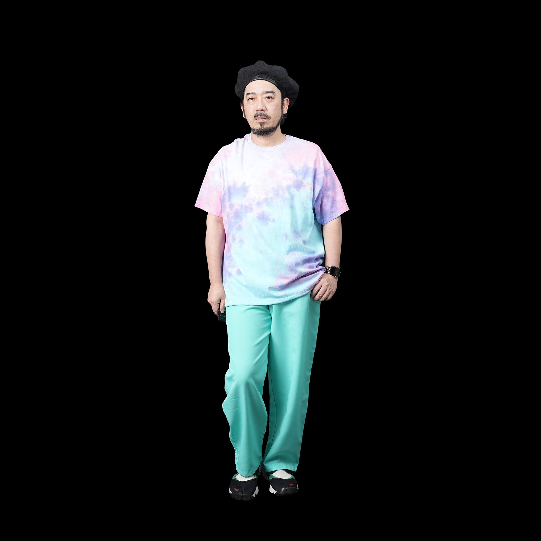 SMOKE TONE THE ONE DAY UNIFORM LIGHT P.P. TROUSERS | Color:Tiffany/Midnight/Charcoal | Size:M/L | 【SMOKE T ONE】【DG THE DRY GOODS】