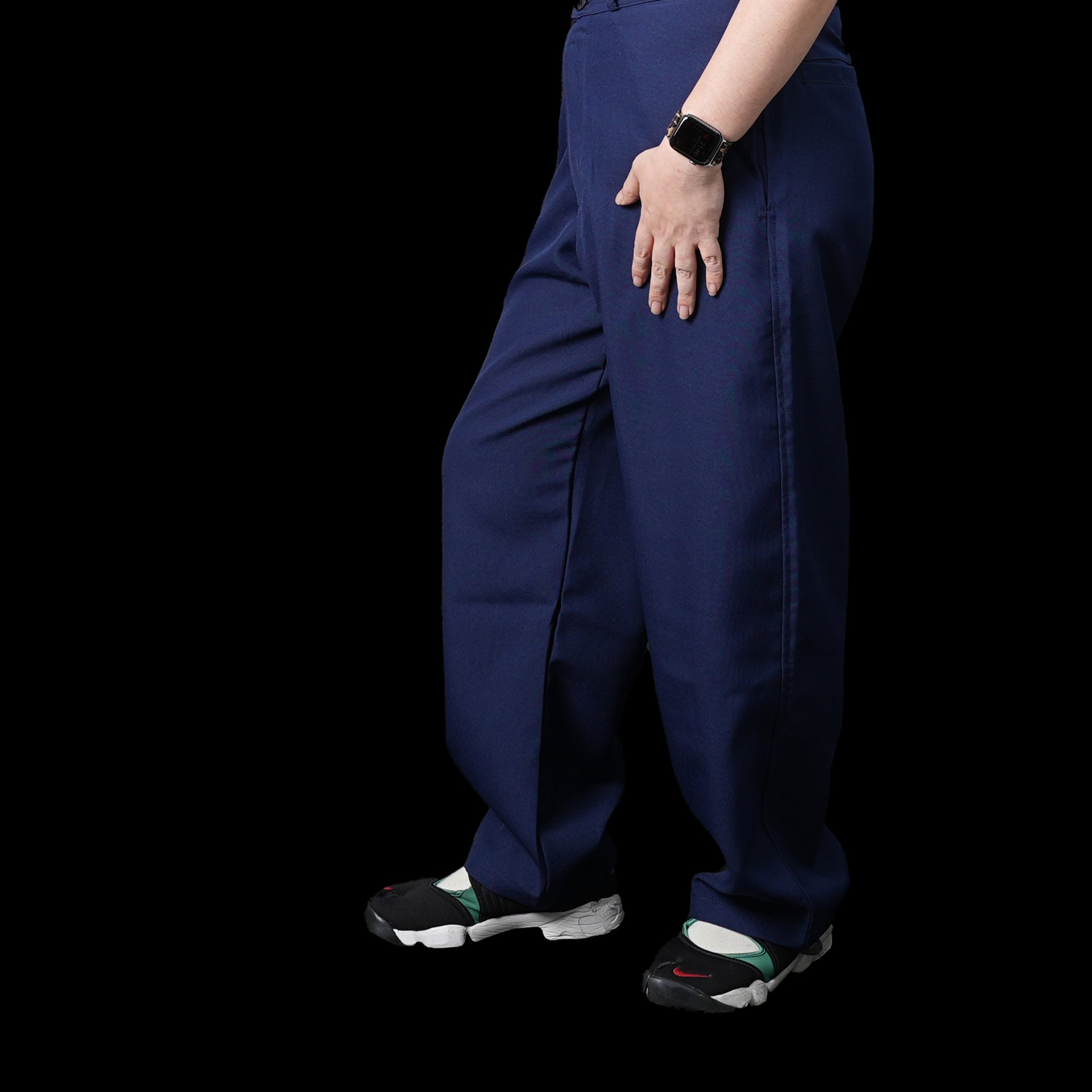 SMOKE TONE THE ONE DAY UNIFORM LIGHT P.P. TROUSERS | Color:Tiffany/Midnight/Charcoal | Size:M/L | 【SMOKE T ONE】【DG THE DRY GOODS】