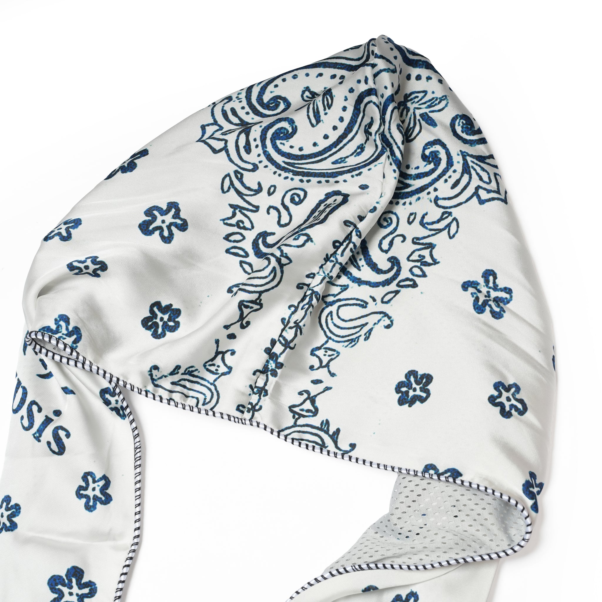 (A)crypsis® Amoeba Paisley Hooded Scarf - White