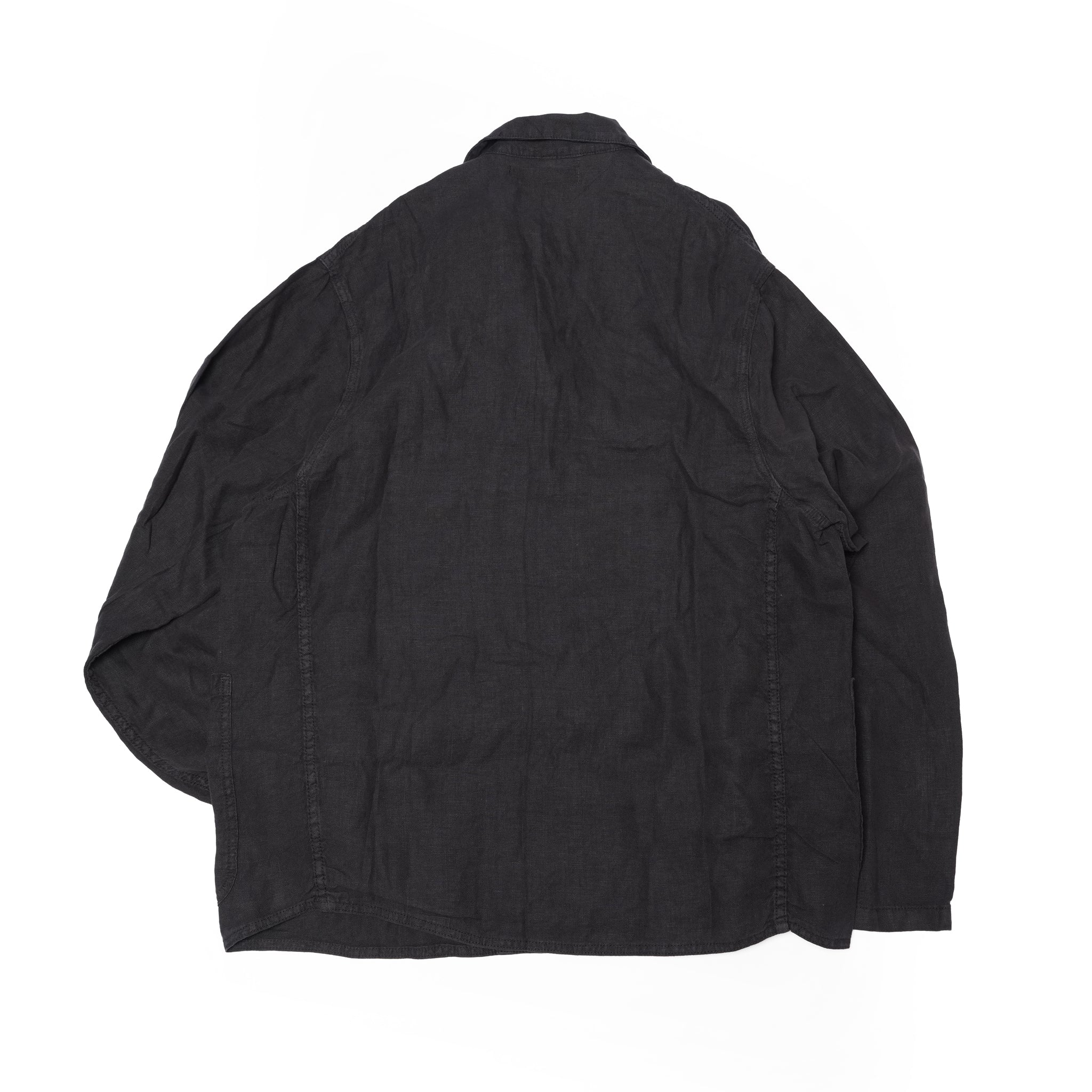 F.D.A. Black Sesame Linen Dinner Jacket | Meals Clothing