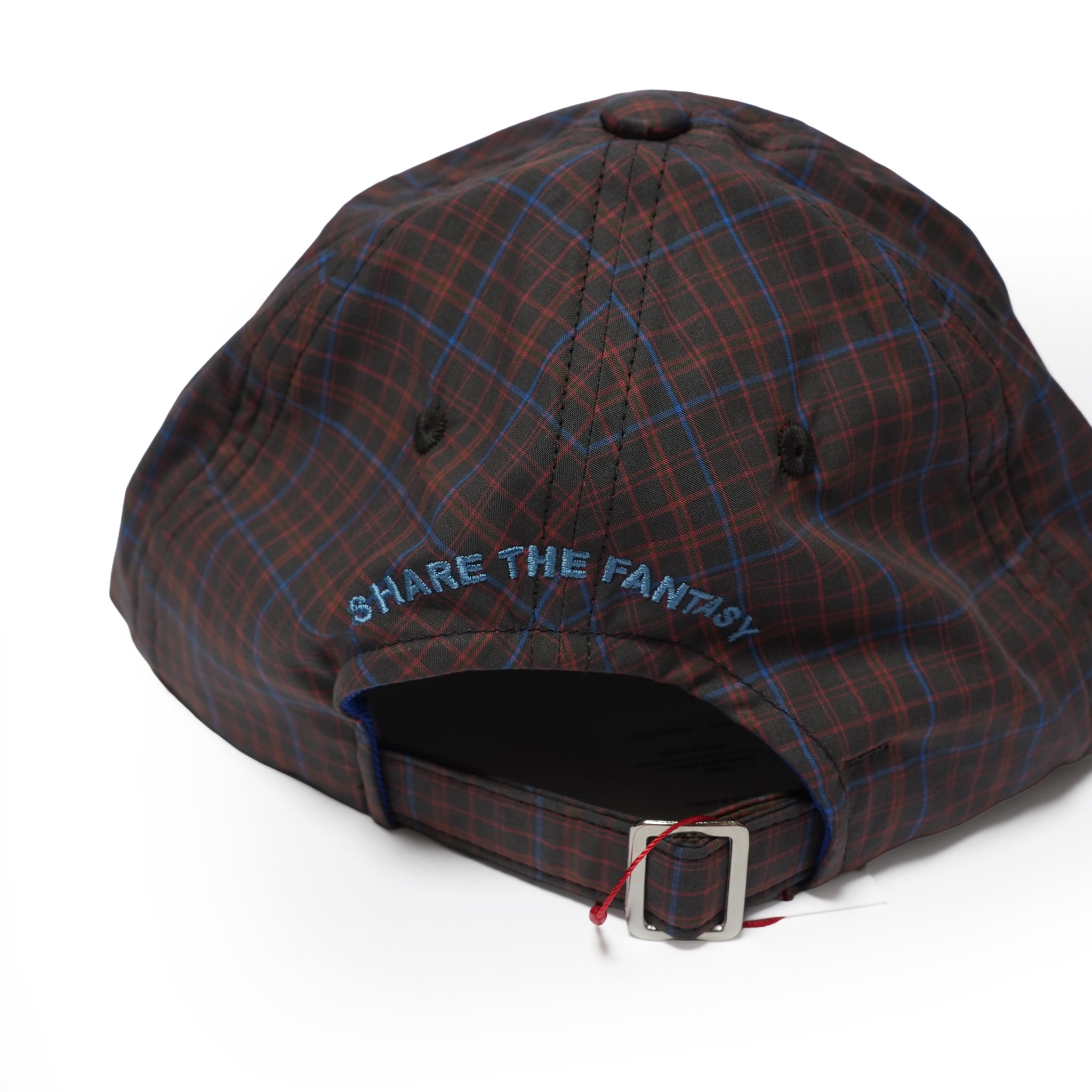 6 PANEL LONG BRIM CAP – Black(Check) | SHARE THE FANTASY