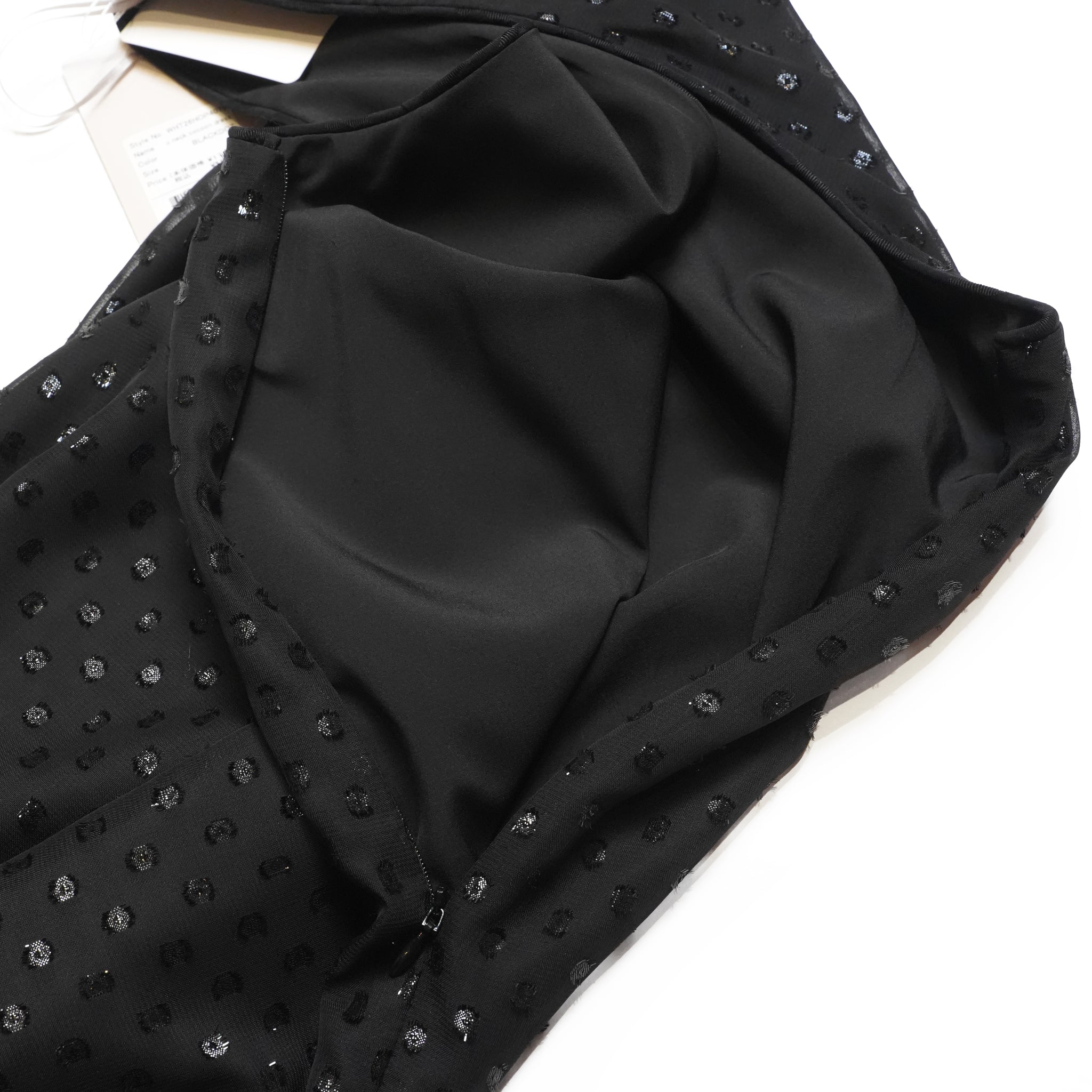 u neck cocoon dress – Blackdot | WHT26HOP4079_Blackdot | WHYTO