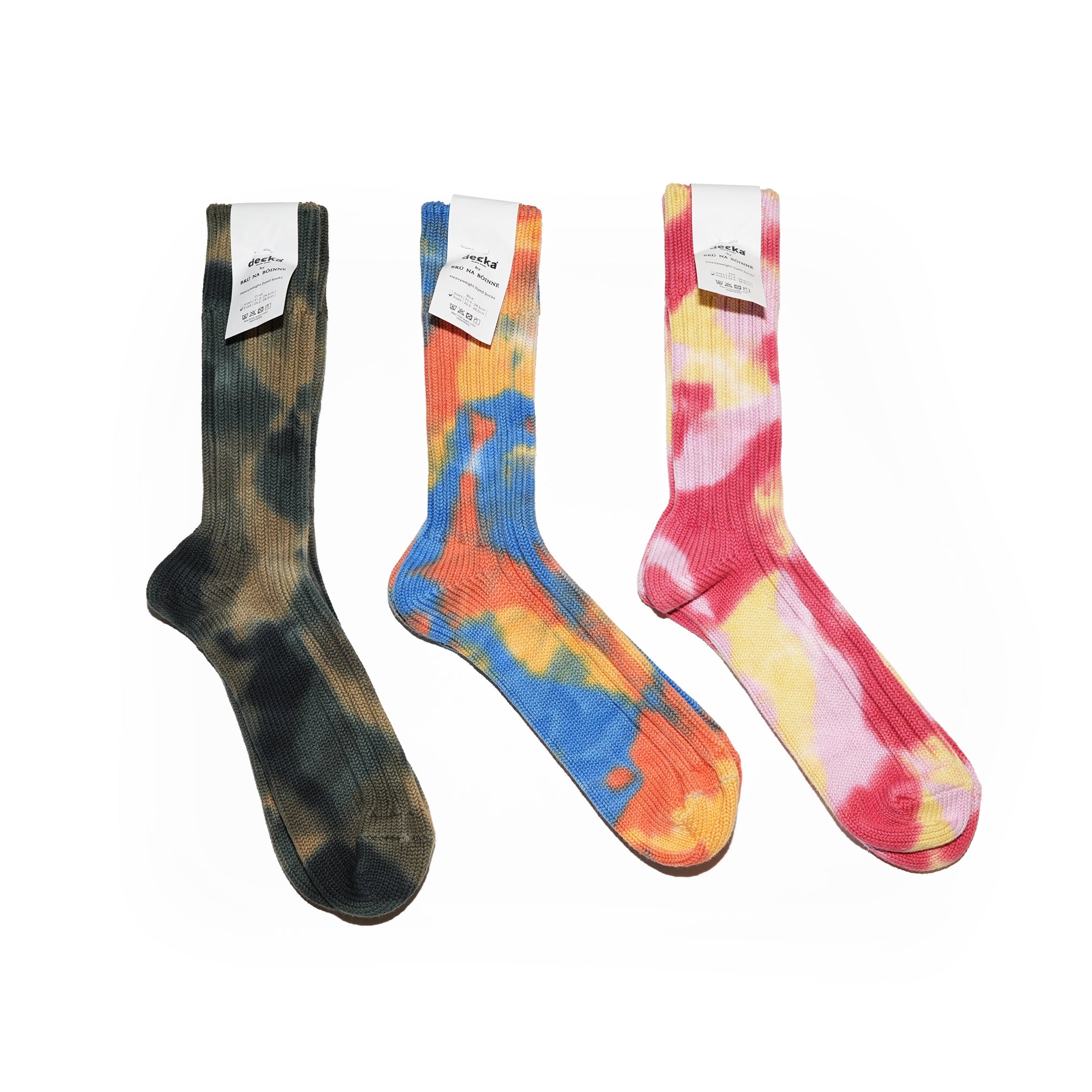 Heavyweight Dyed Socks | DECKA QUALITY SOCKS【ネコポス選択可能】