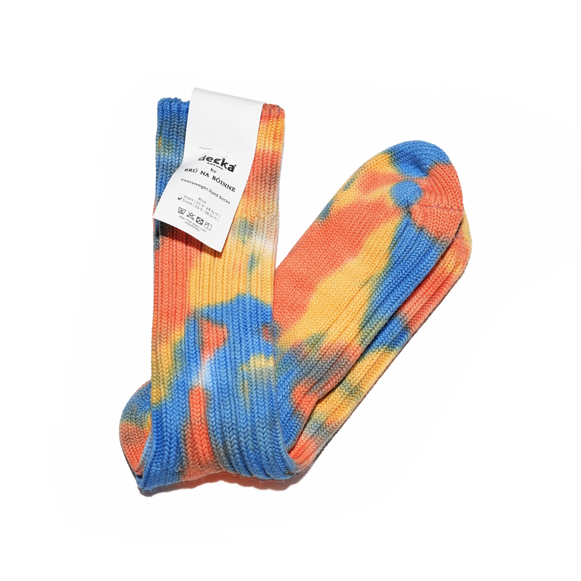 Heavyweight Dyed Socks | DECKA QUALITY SOCKS【ネコポス選択可能】