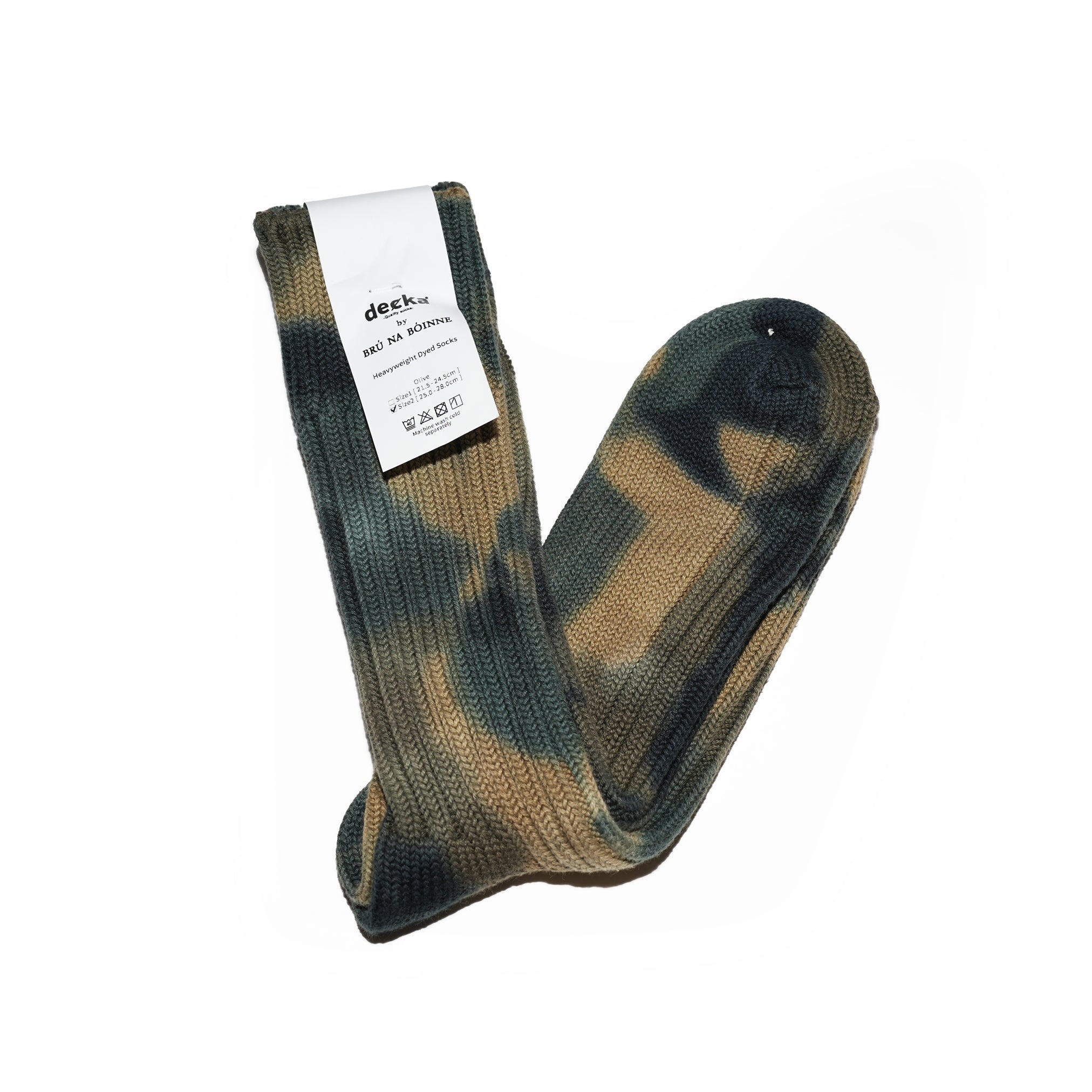 Heavyweight Dyed Socks | DECKA QUALITY SOCKS【ネコポス選択可能】