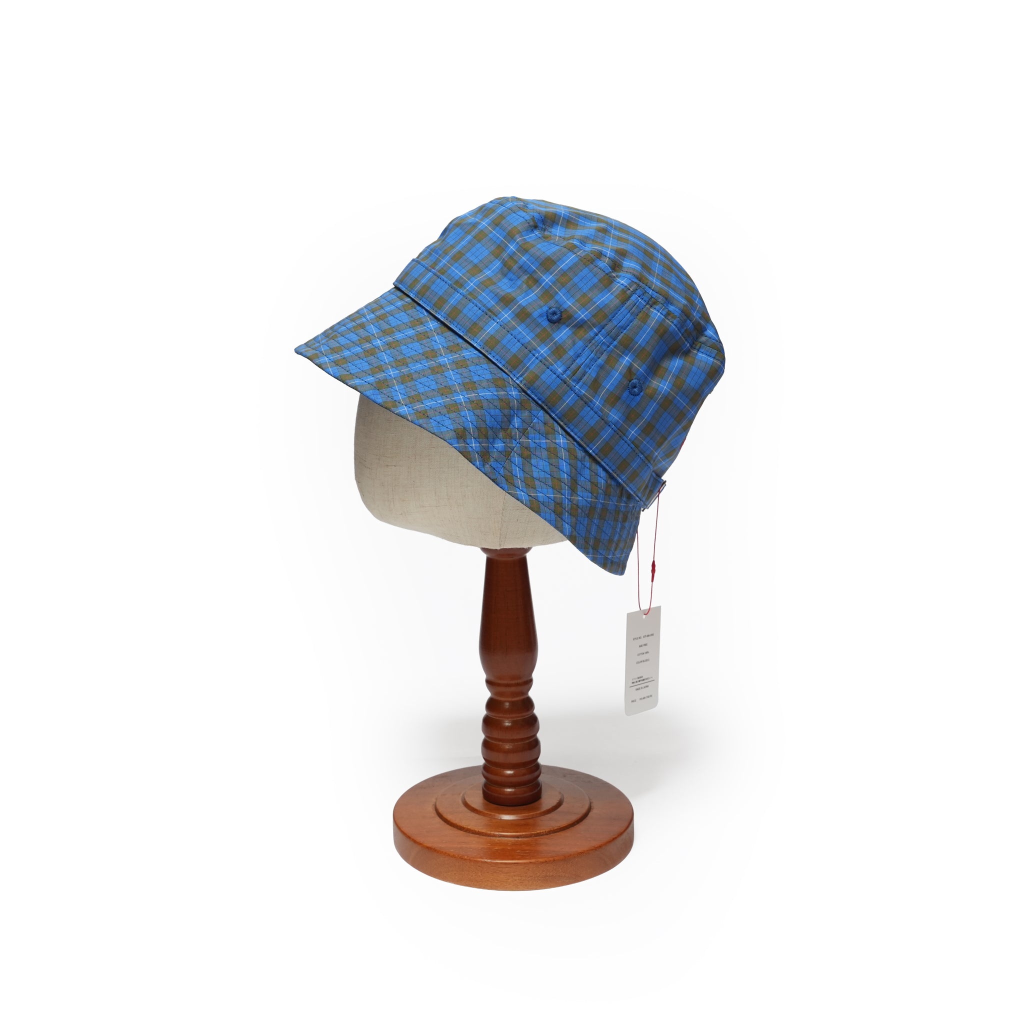 BUCKET HAT – Blue(Check) | SHARE THE FANTASY