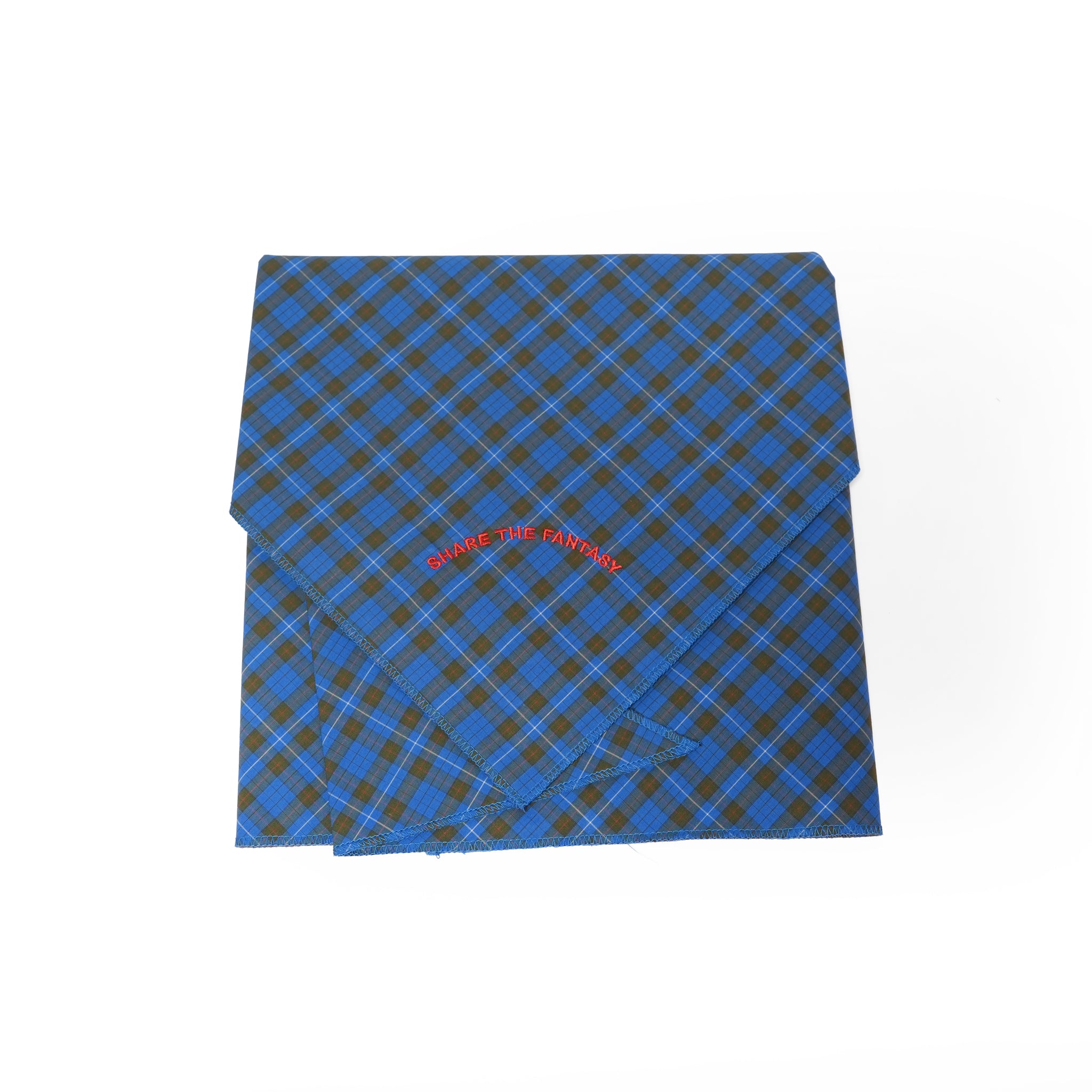 BANDANA – Blue(Check) | SHARE THE FANTASY