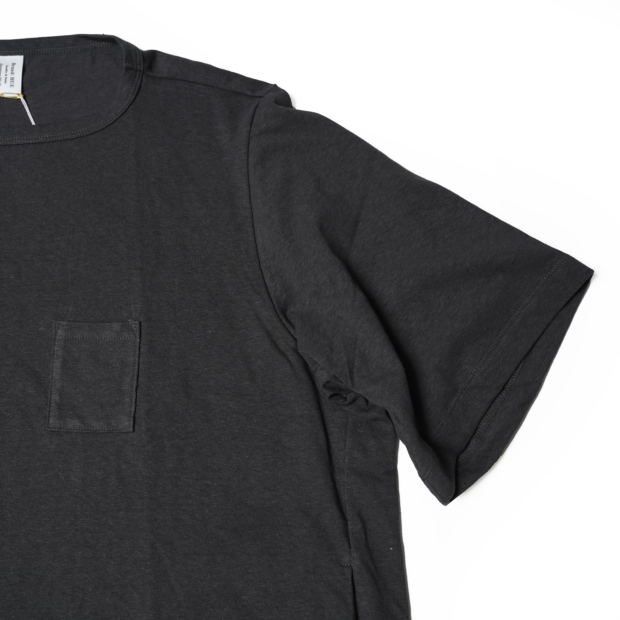 No:HUE-04 | Name:3 Pockets T-Shirt / Middle Length | Color:White/Black | Size:Free【Big P Product】【ネコポス選択可能】