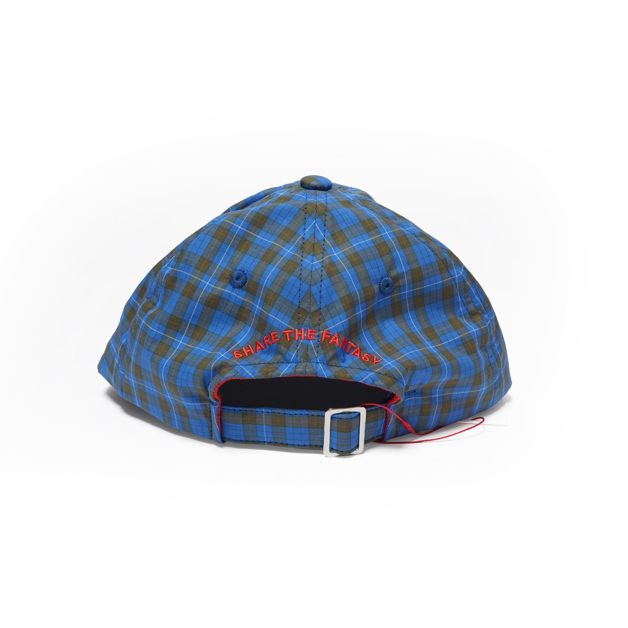 6 PANEL LONG BRIM CAP – Blue(Check) | SHARE THE FANTASY