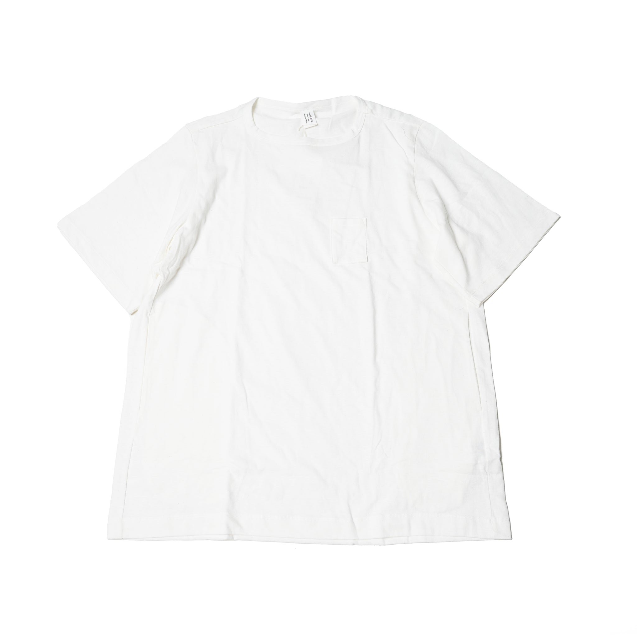 No:HUE-04 | Name:3 Pockets T-Shirt / Middle Length | Color:White/Black | Size:Free【Big P Product】【ネコポス選択可能】