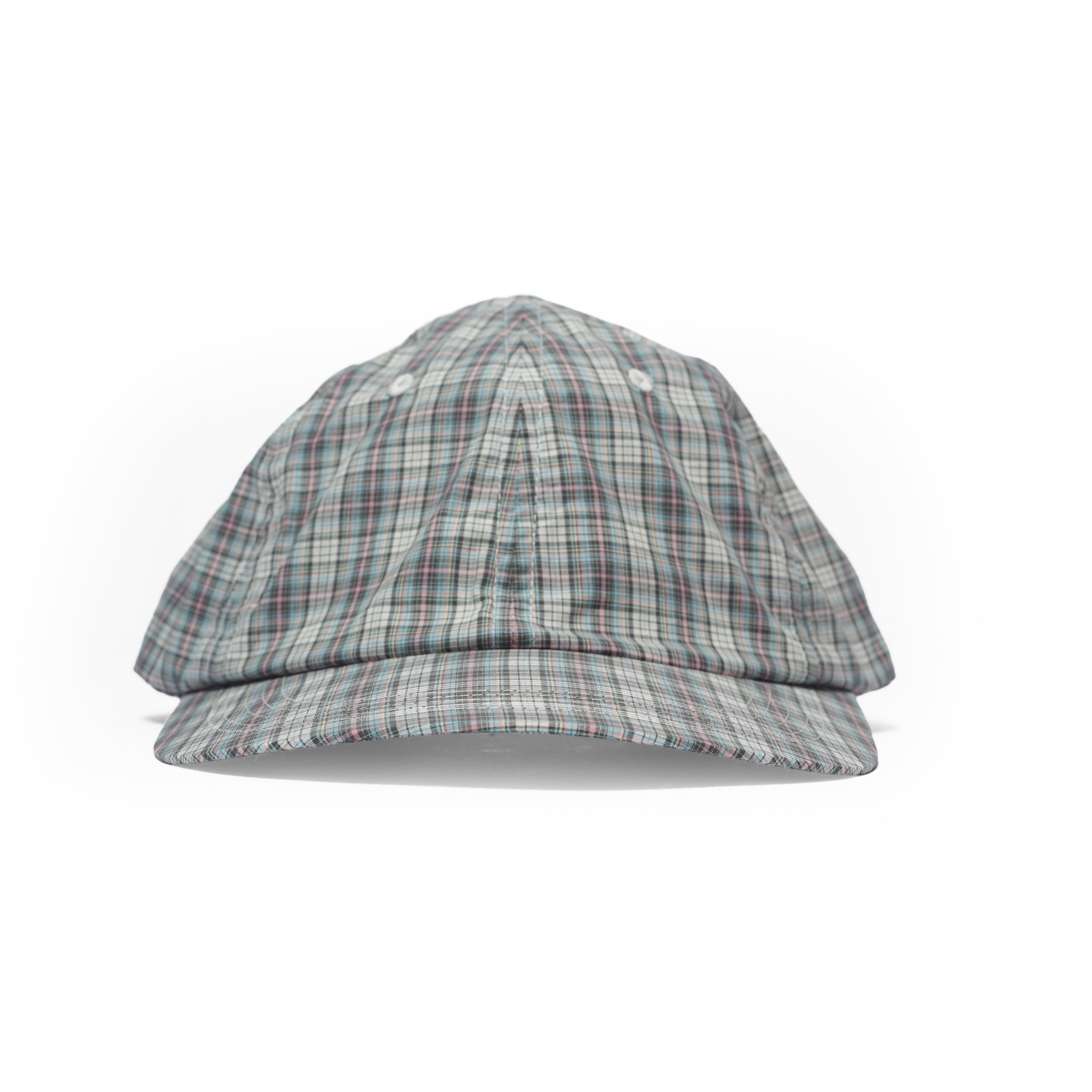 6 PANEL LONG BRIM CAP – White(Check) | SHARE THE FANTASY