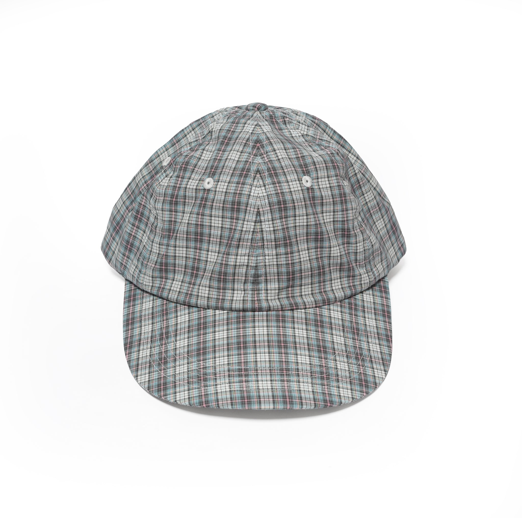 6 PANEL LONG BRIM CAP – White(Check) | SHARE THE FANTASY