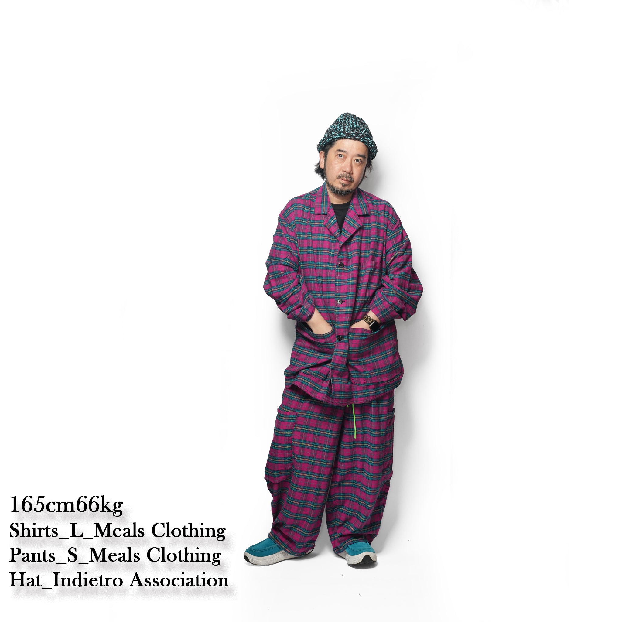Raspberry Flannel Dinner Jacket | Meals Clothing