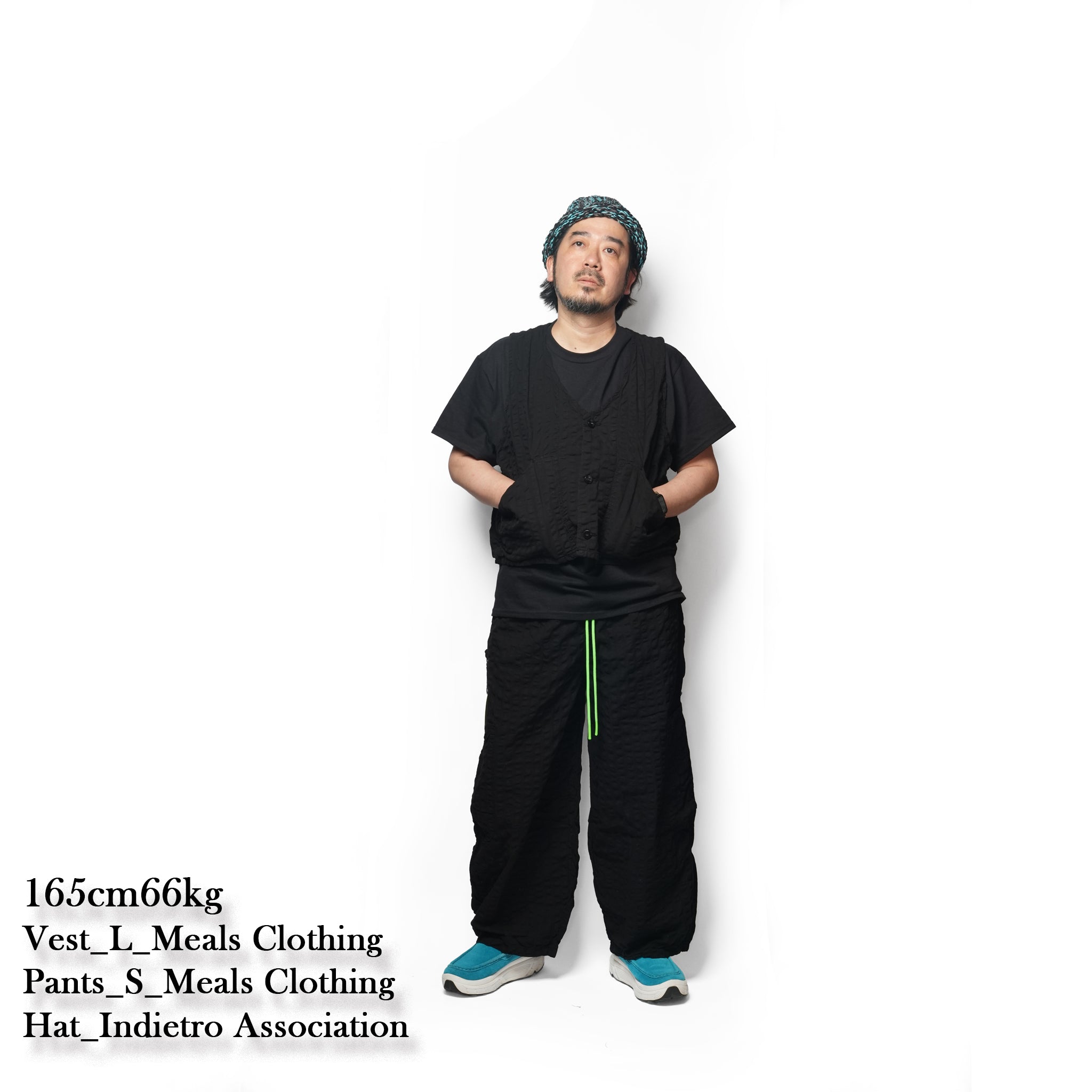 F.D.A. Seersucker Shirt Vest | Meals Clothing