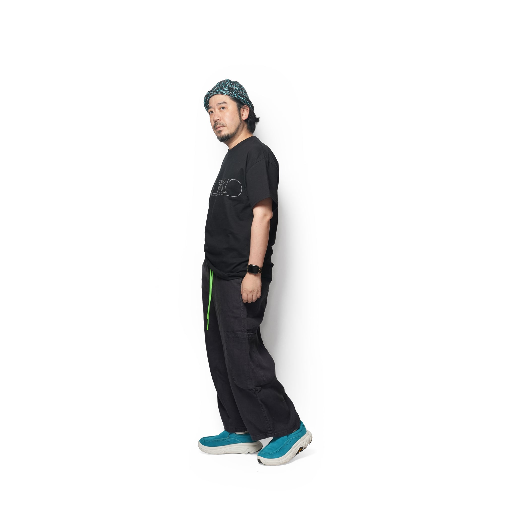 F.D.A. Black Sesame Linen Chef Pant | Meals Clothing