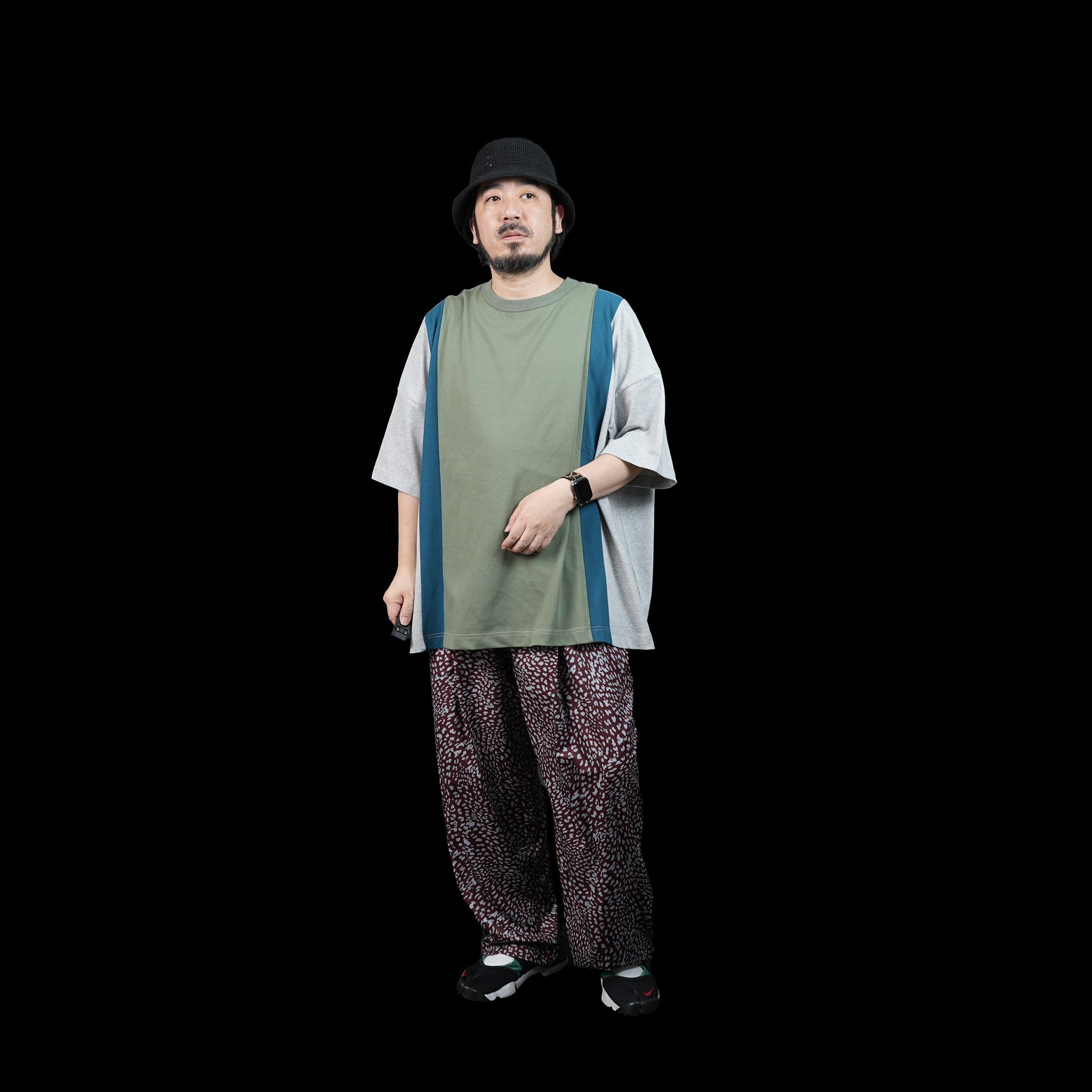 No:KLM23SCS1138 | Name:ENIST | Color:Black/Green/Purple【KELEN MEN_ケレン】