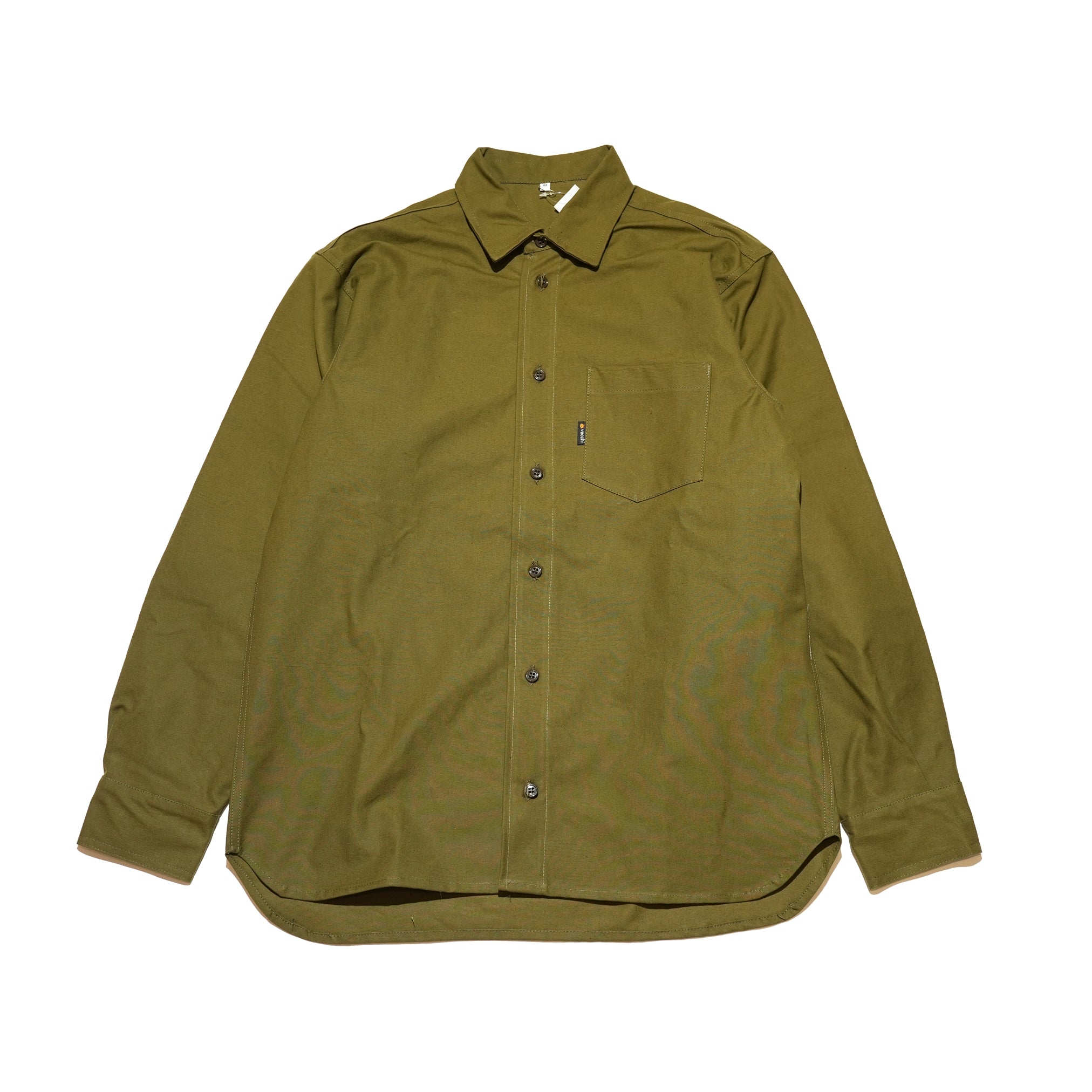 ve2024ss02A | CAMICIA UFFICIO LIMITED FABRIC | Color:Hungary Military Olive 【VECCHI_ベッチ】