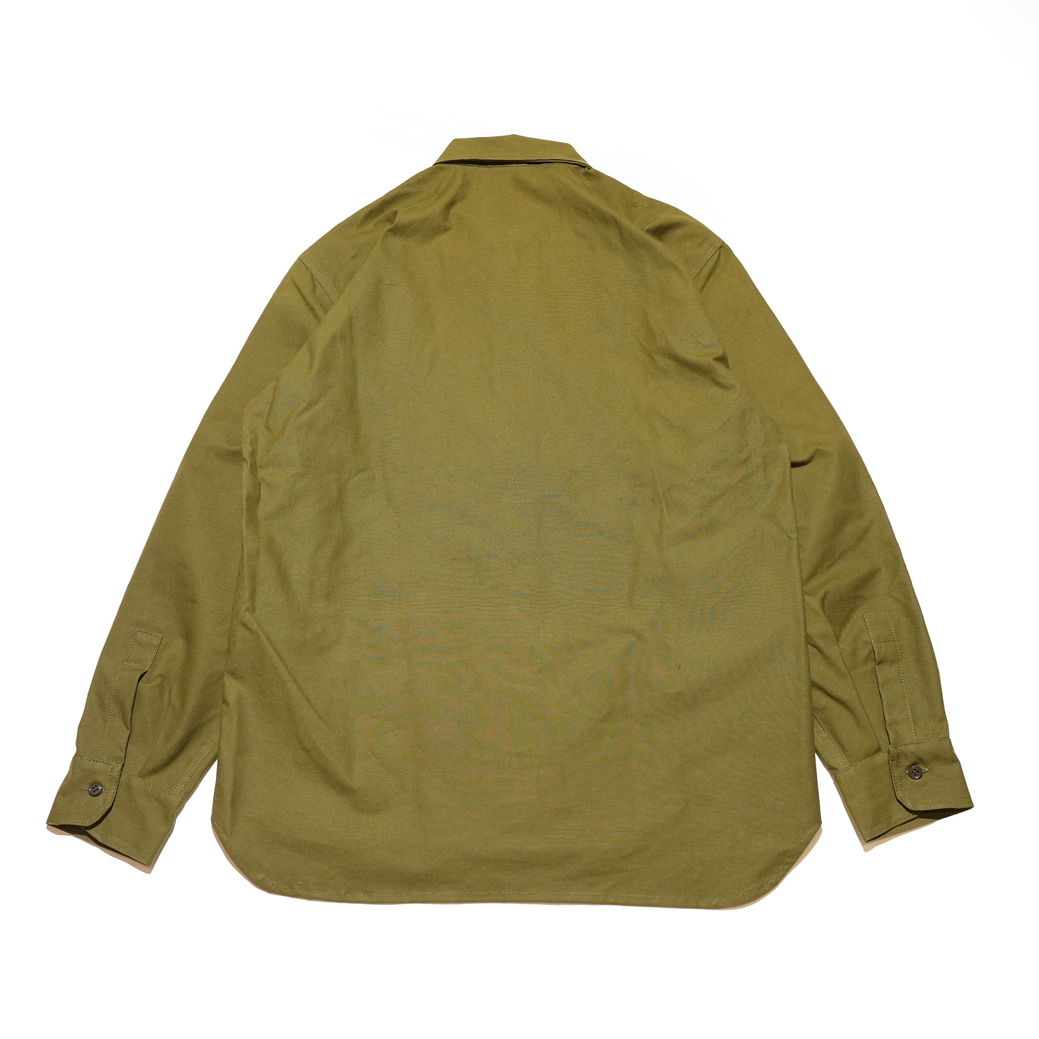 ve2024ss02A | CAMICIA UFFICIO LIMITED FABRIC | Color:Hungary Military Olive 【VECCHI_ベッチ】