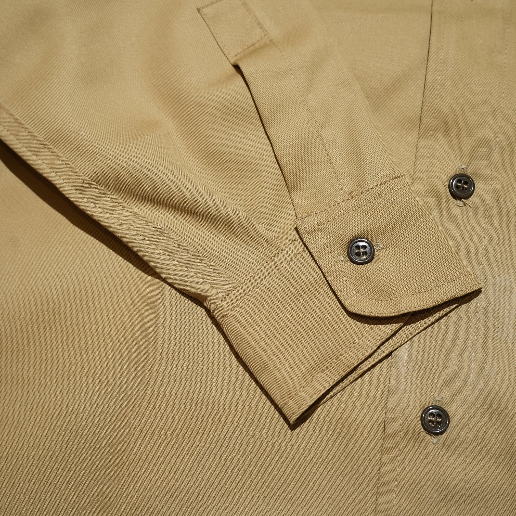 ve2024ss02B | CAMICIA UFFICIO LIMITED FABRIC | Color:Nato Kaki【VECCHI_ベッチ】