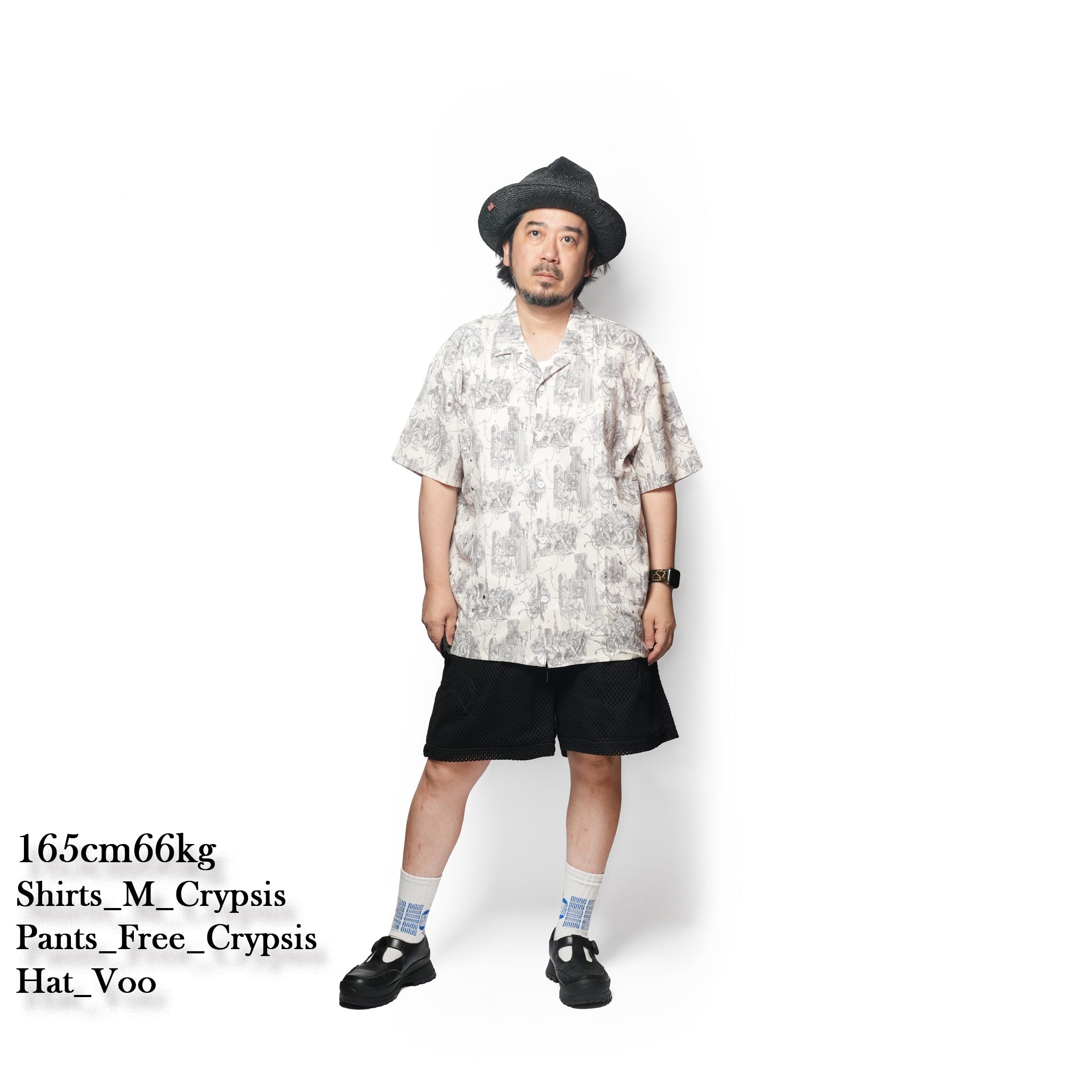 (A)crypsis® Medieval Flora Mesh Series Shorts - Black | (A)CRYPSIS®